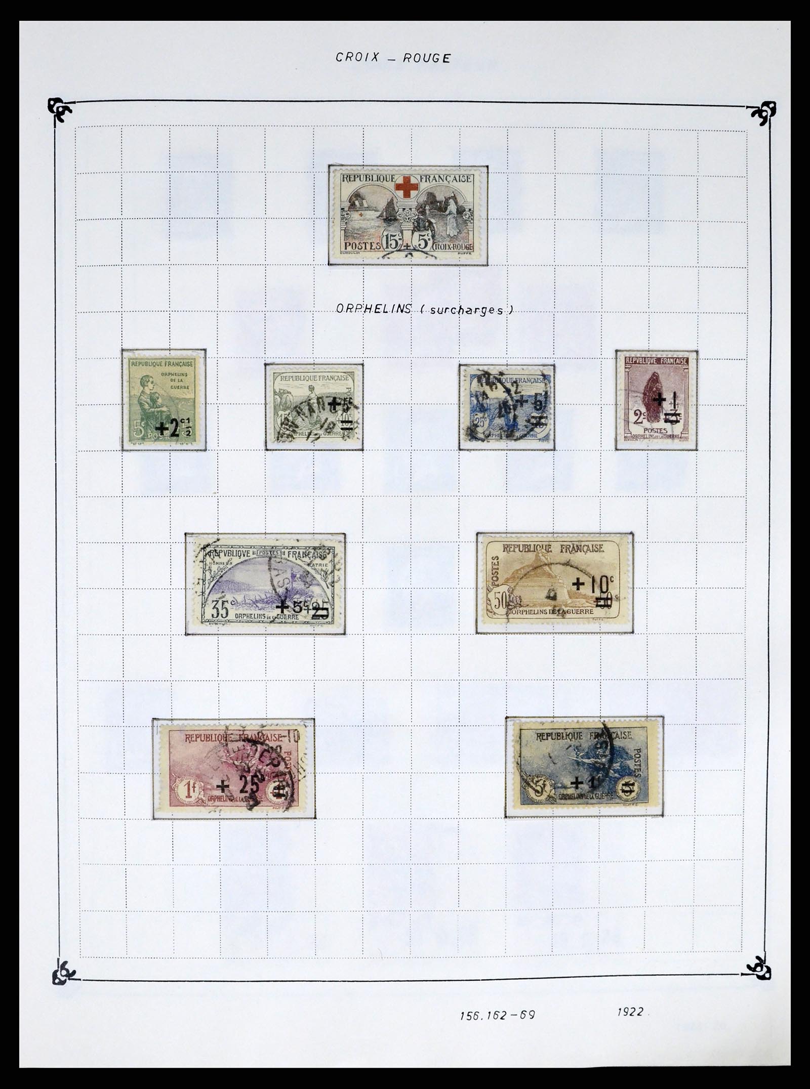 37287 010 - Postzegelverzameling 37287 Frankrijk 1849-1998.