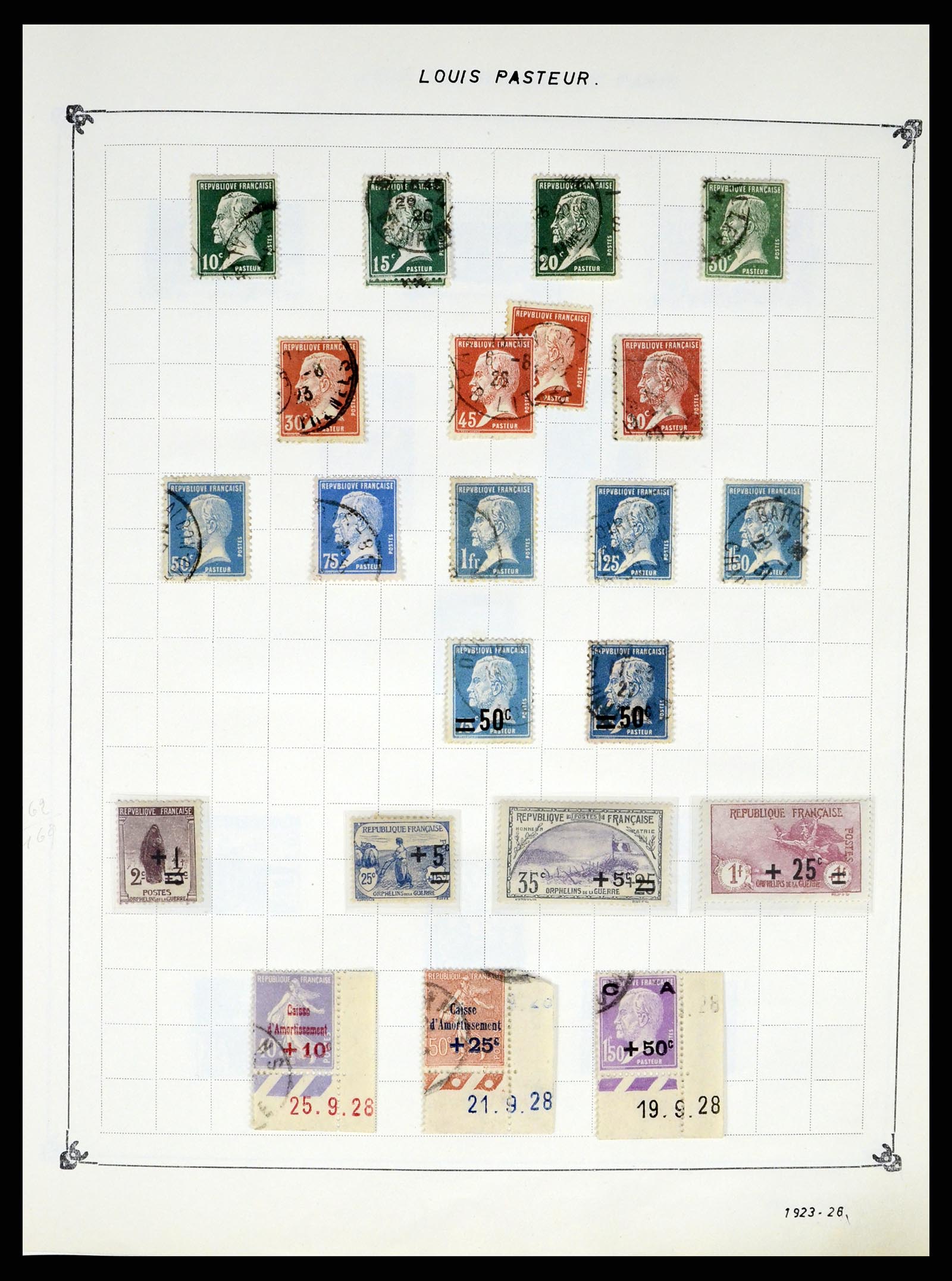 37287 011 - Postzegelverzameling 37287 Frankrijk 1849-1998.