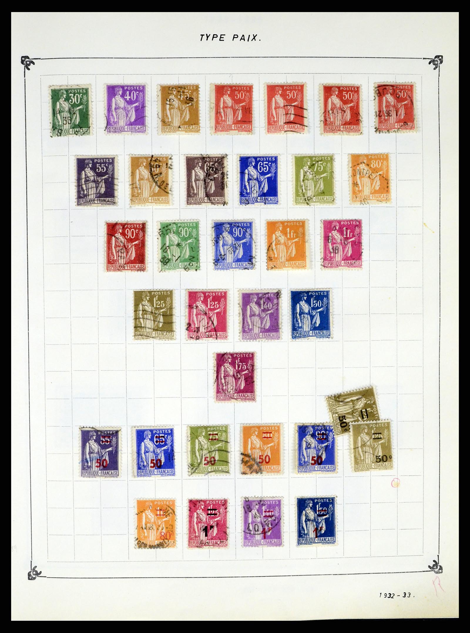37287 014 - Postzegelverzameling 37287 Frankrijk 1849-1998.