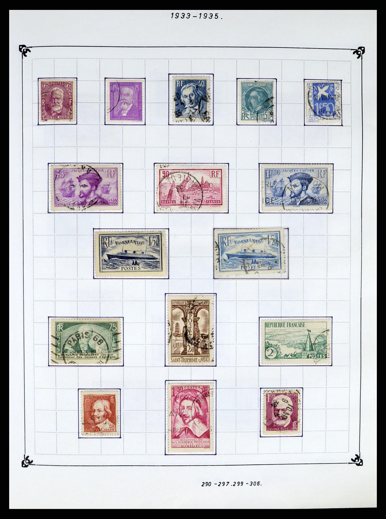 37287 015 - Postzegelverzameling 37287 Frankrijk 1849-1998.