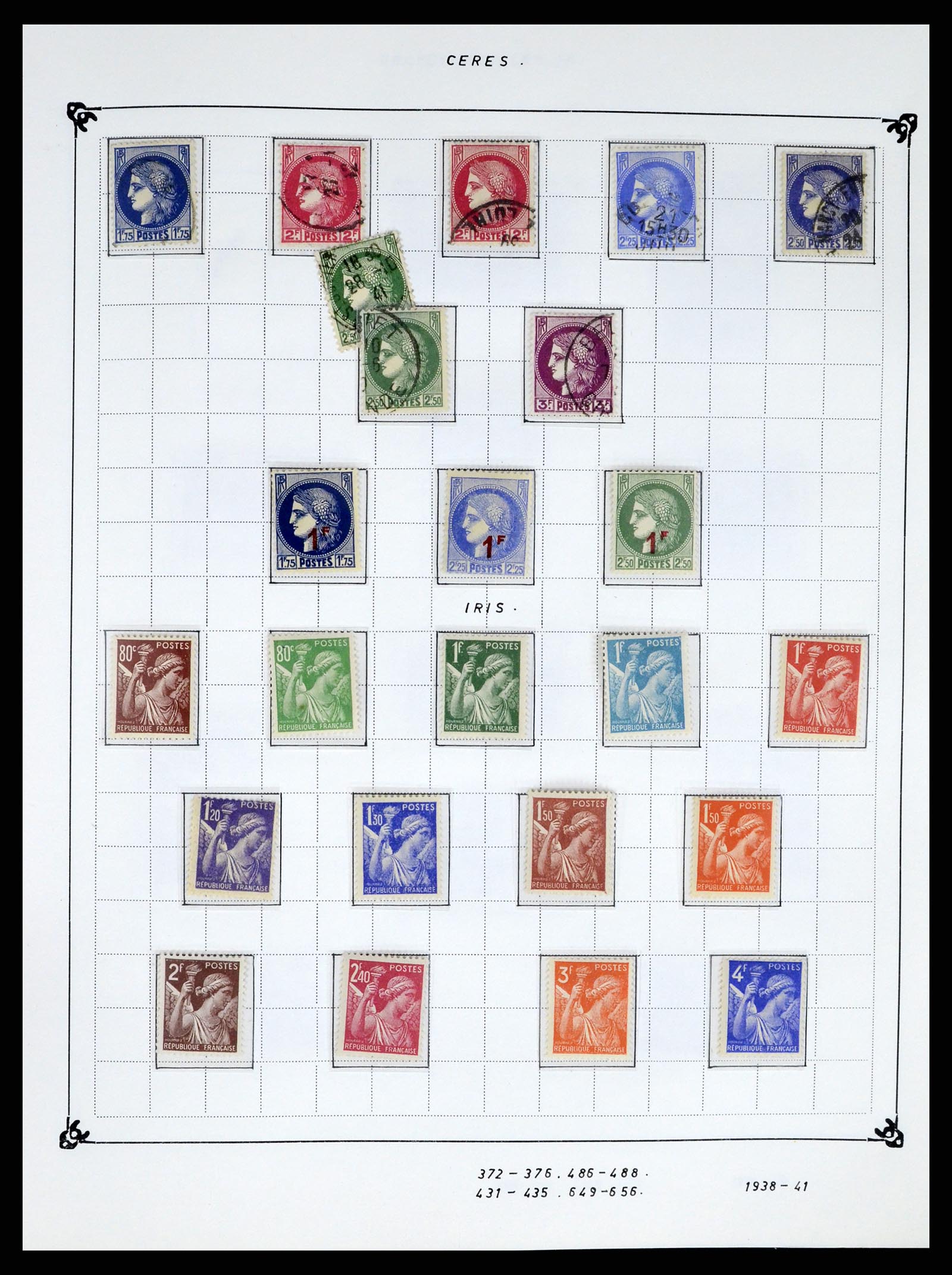37287 021 - Postzegelverzameling 37287 Frankrijk 1849-1998.