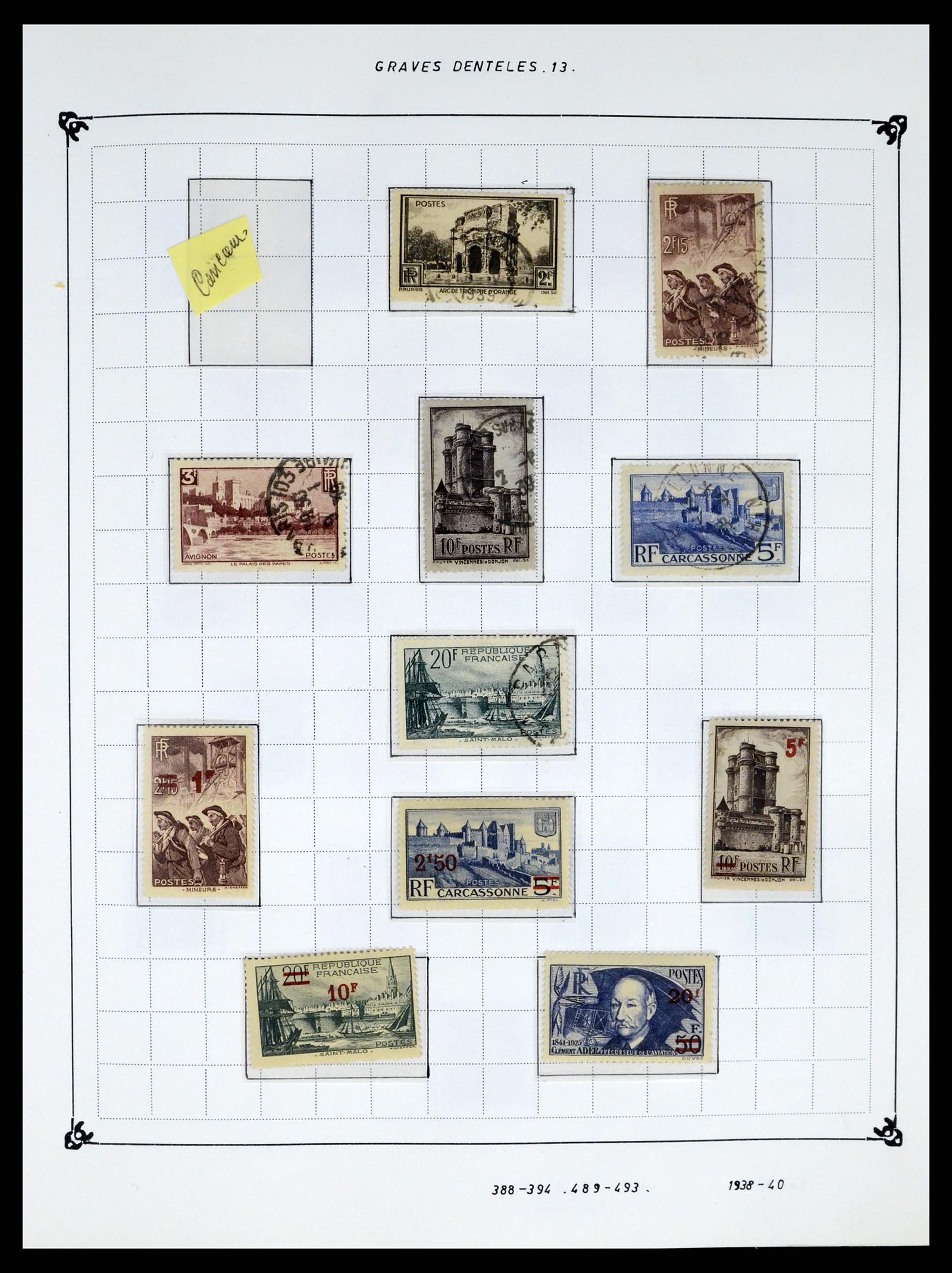 37287 022 - Postzegelverzameling 37287 Frankrijk 1849-1998.