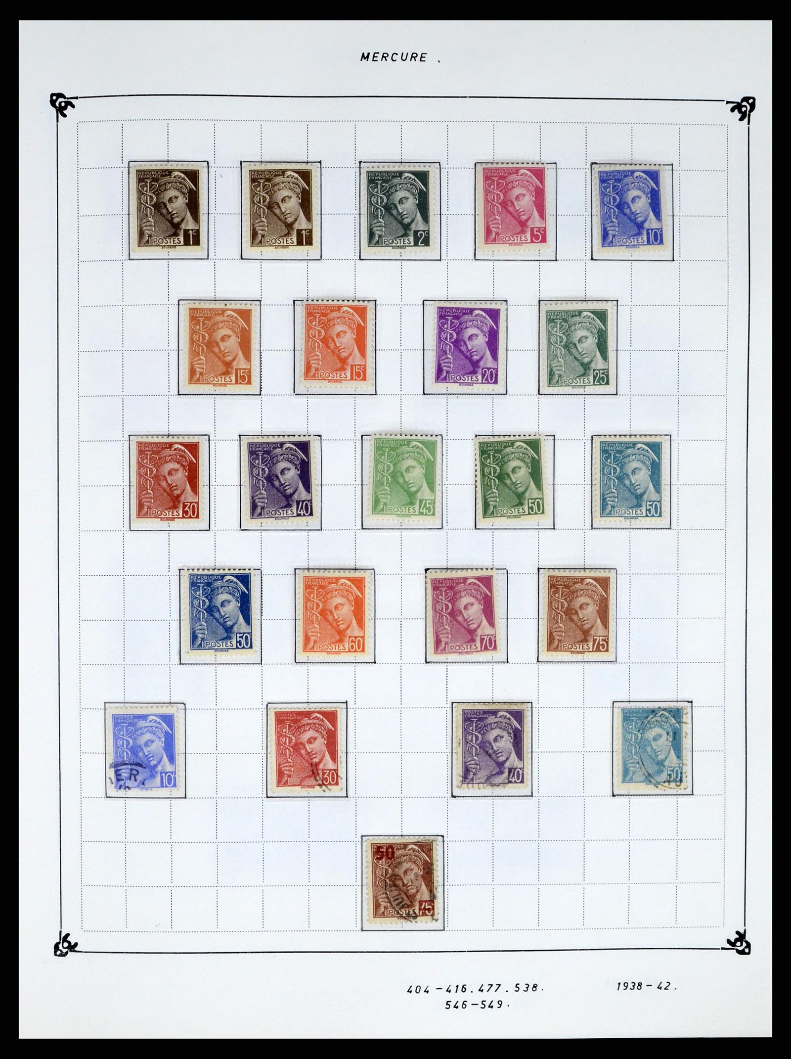 37287 023 - Postzegelverzameling 37287 Frankrijk 1849-1998.