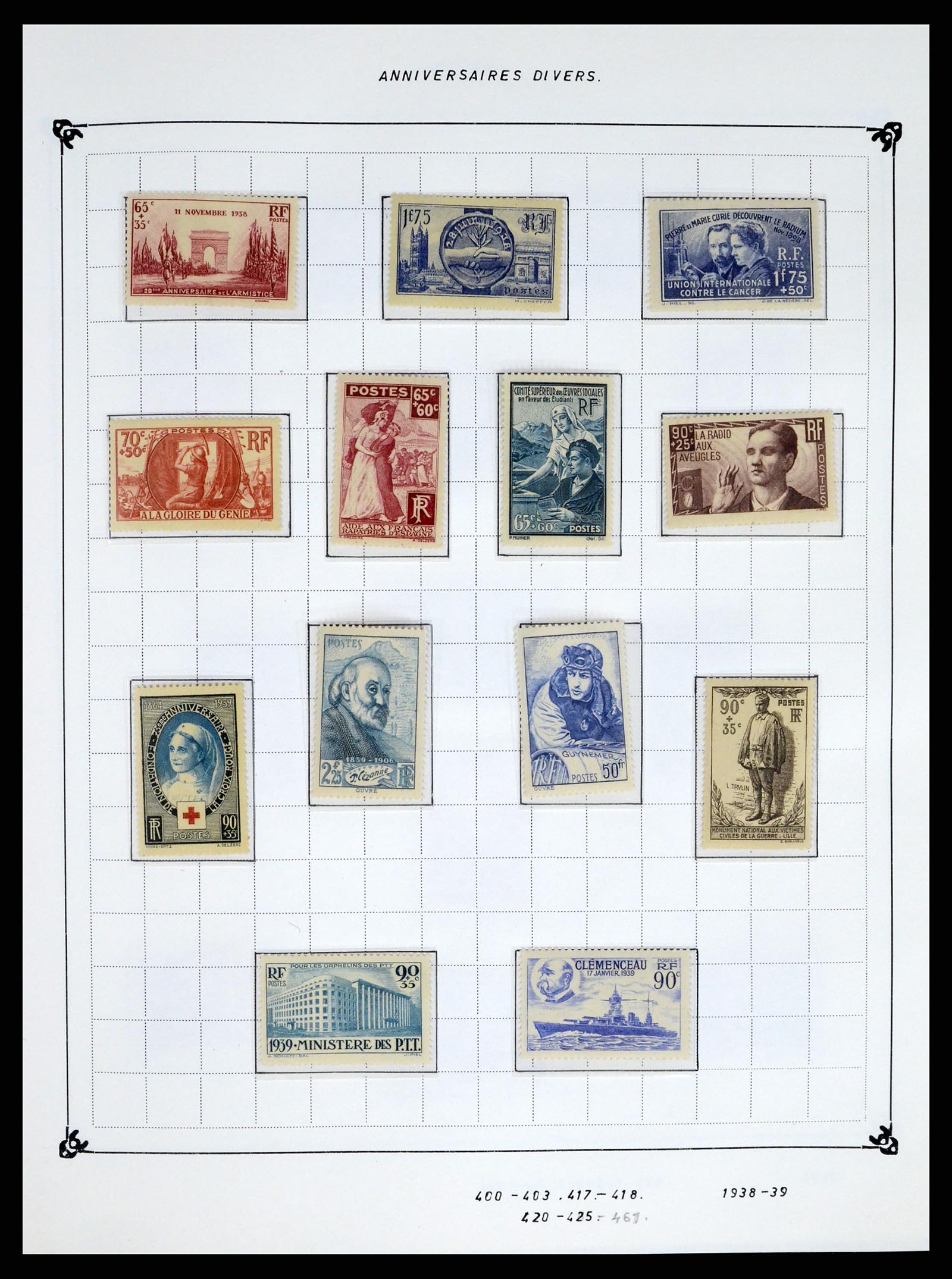 37287 024 - Postzegelverzameling 37287 Frankrijk 1849-1998.