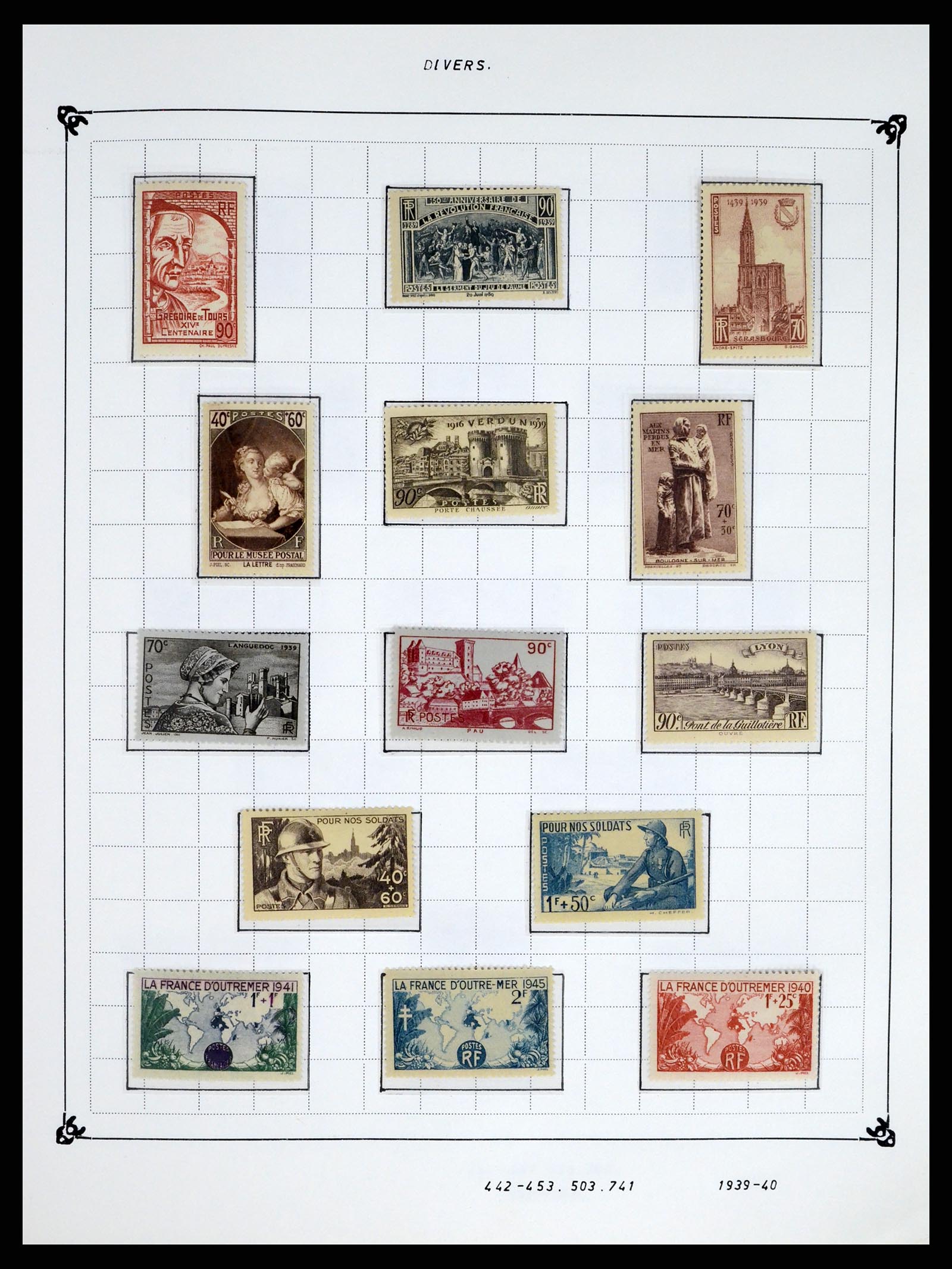 37287 026 - Postzegelverzameling 37287 Frankrijk 1849-1998.