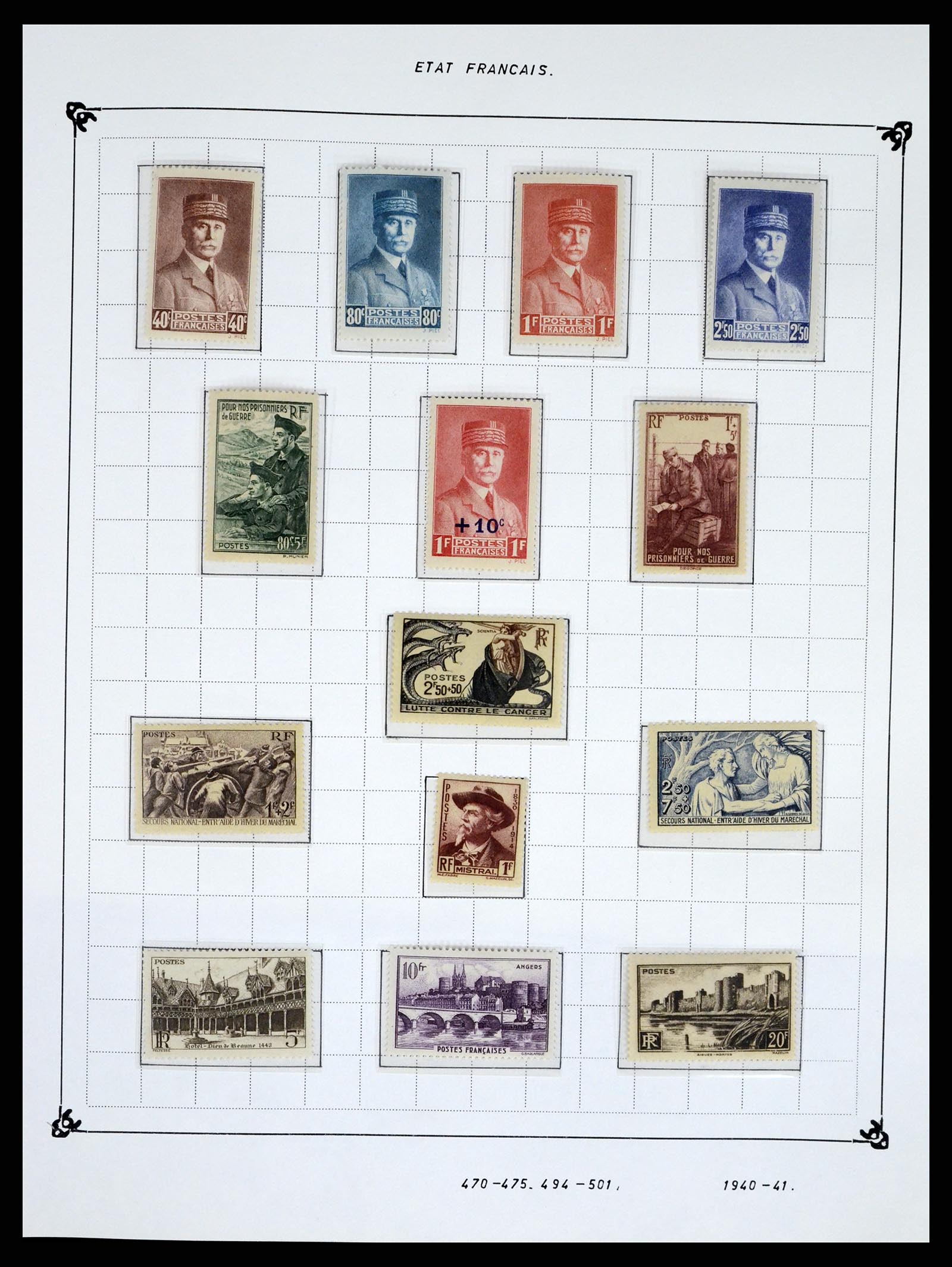 37287 028 - Postzegelverzameling 37287 Frankrijk 1849-1998.