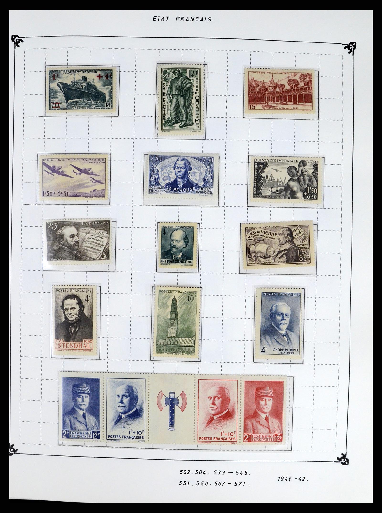 37287 029 - Postzegelverzameling 37287 Frankrijk 1849-1998.