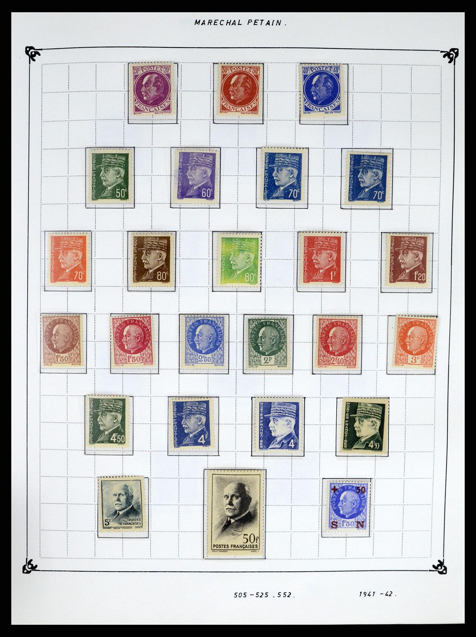 37287 030 - Postzegelverzameling 37287 Frankrijk 1849-1998.