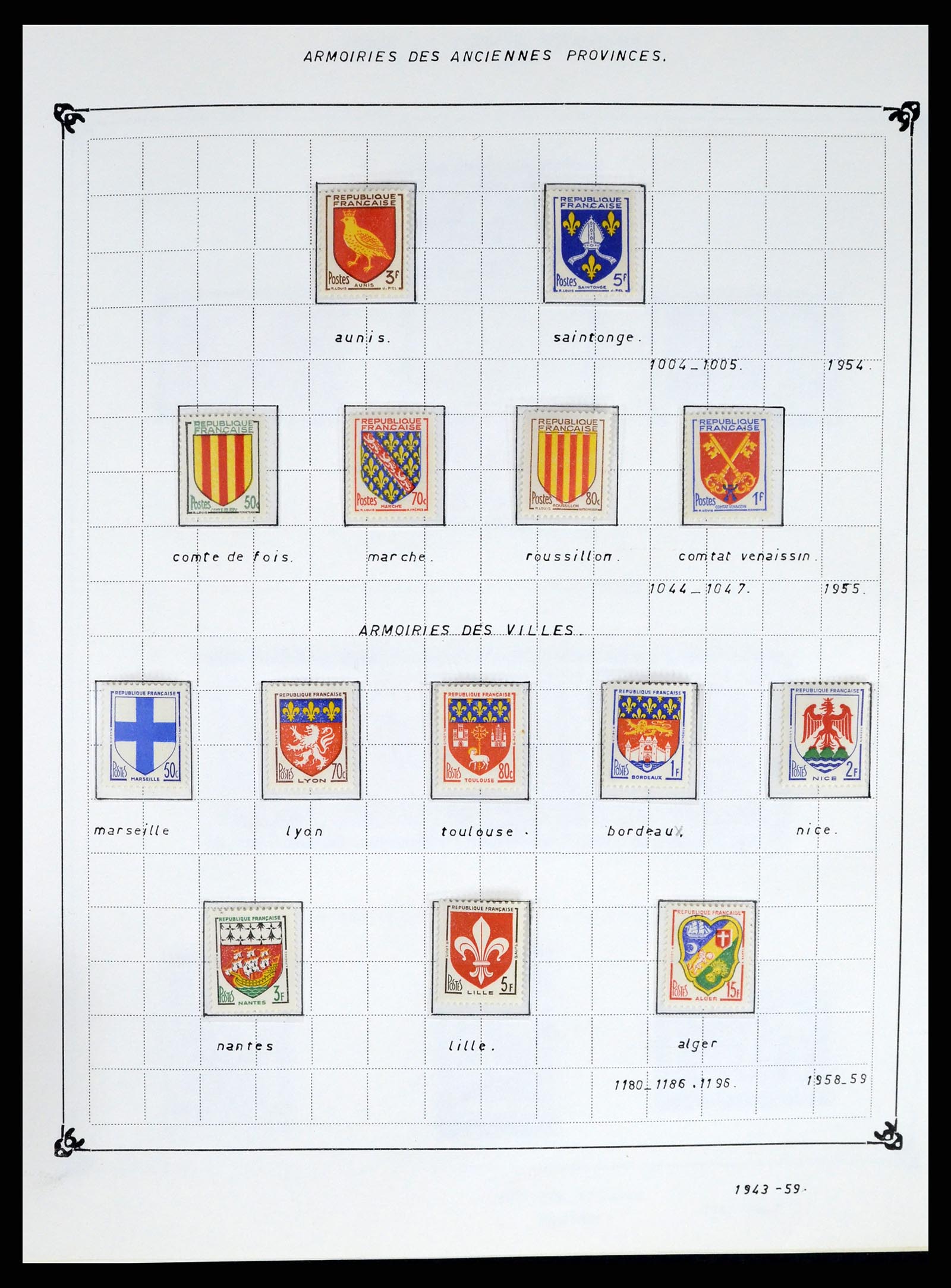 37287 035 - Postzegelverzameling 37287 Frankrijk 1849-1998.