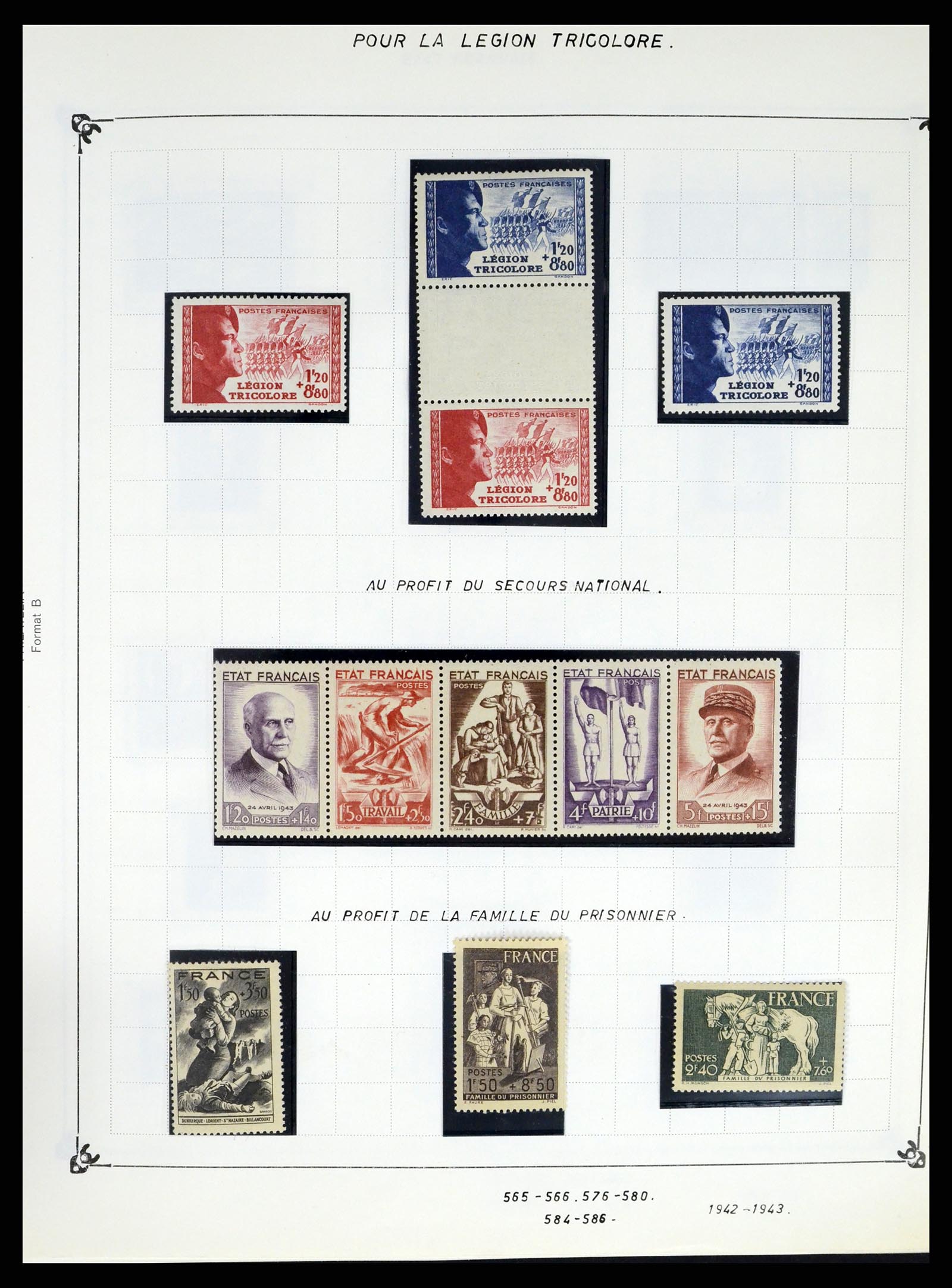 37287 036 - Postzegelverzameling 37287 Frankrijk 1849-1998.