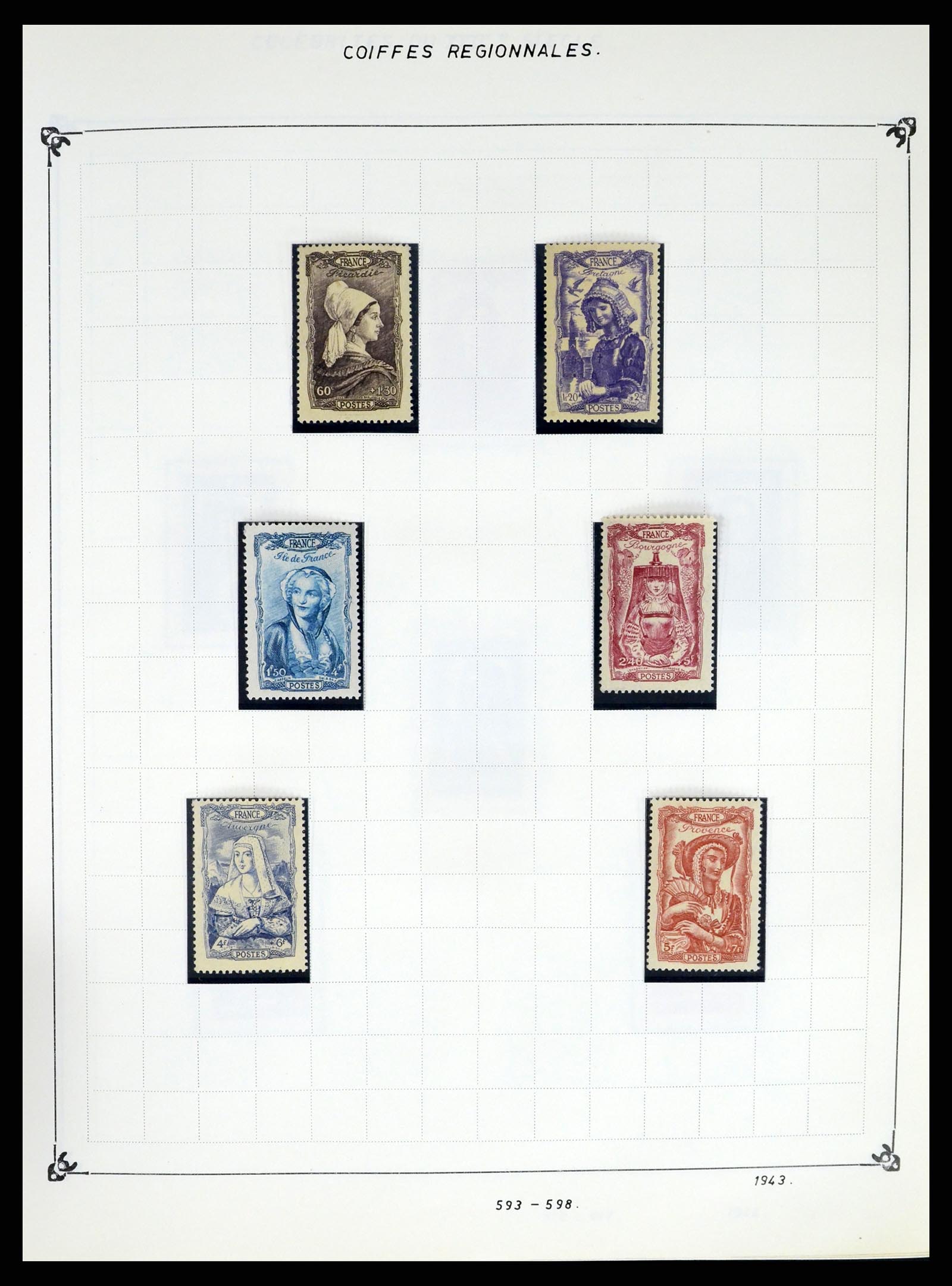 37287 039 - Postzegelverzameling 37287 Frankrijk 1849-1998.