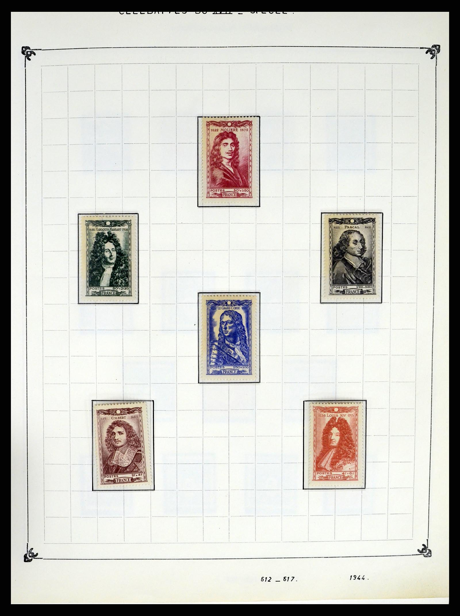 37287 040 - Postzegelverzameling 37287 Frankrijk 1849-1998.