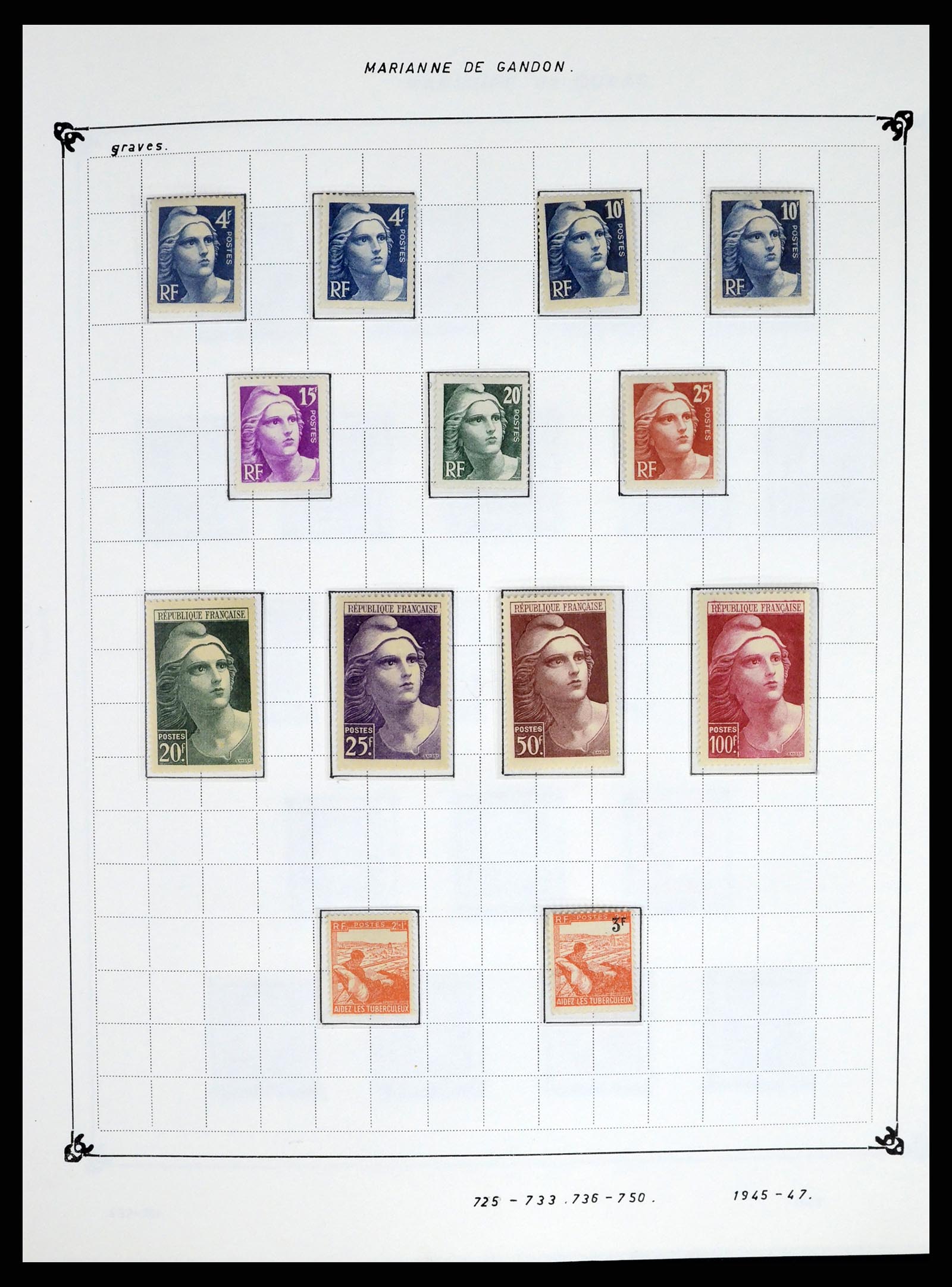 37287 048 - Postzegelverzameling 37287 Frankrijk 1849-1998.