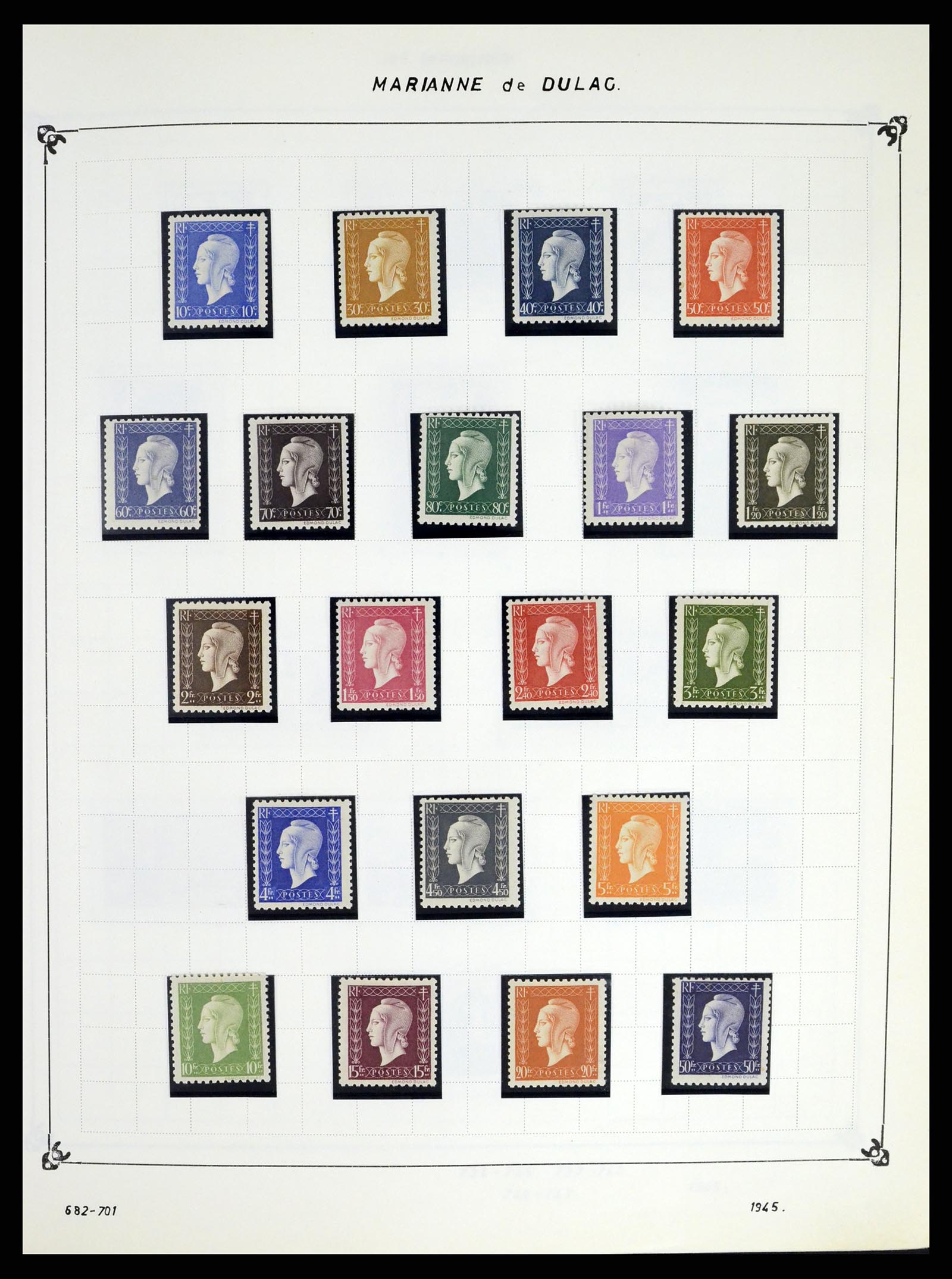 37287 049 - Postzegelverzameling 37287 Frankrijk 1849-1998.
