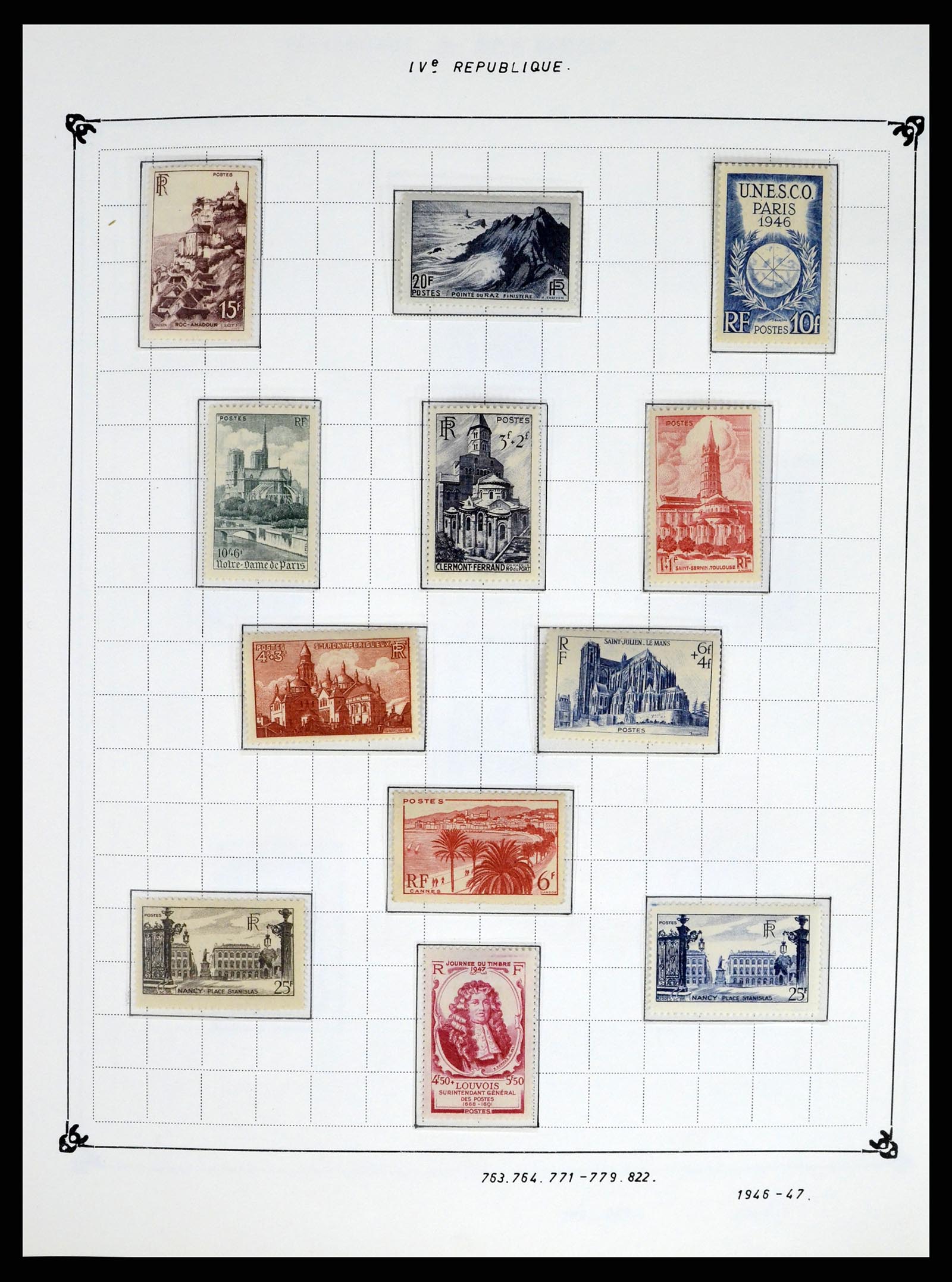 37287 052 - Postzegelverzameling 37287 Frankrijk 1849-1998.
