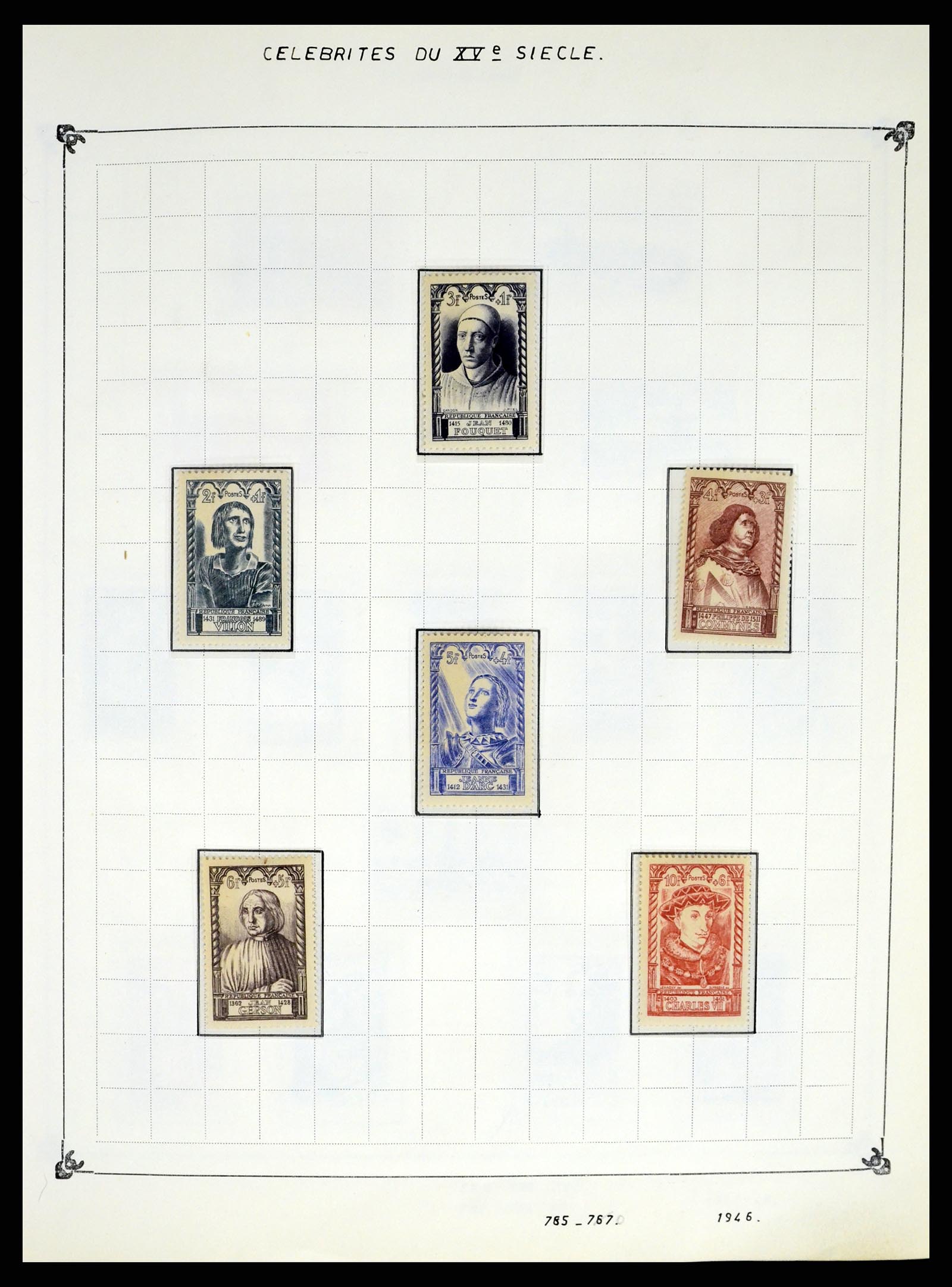 37287 053 - Postzegelverzameling 37287 Frankrijk 1849-1998.