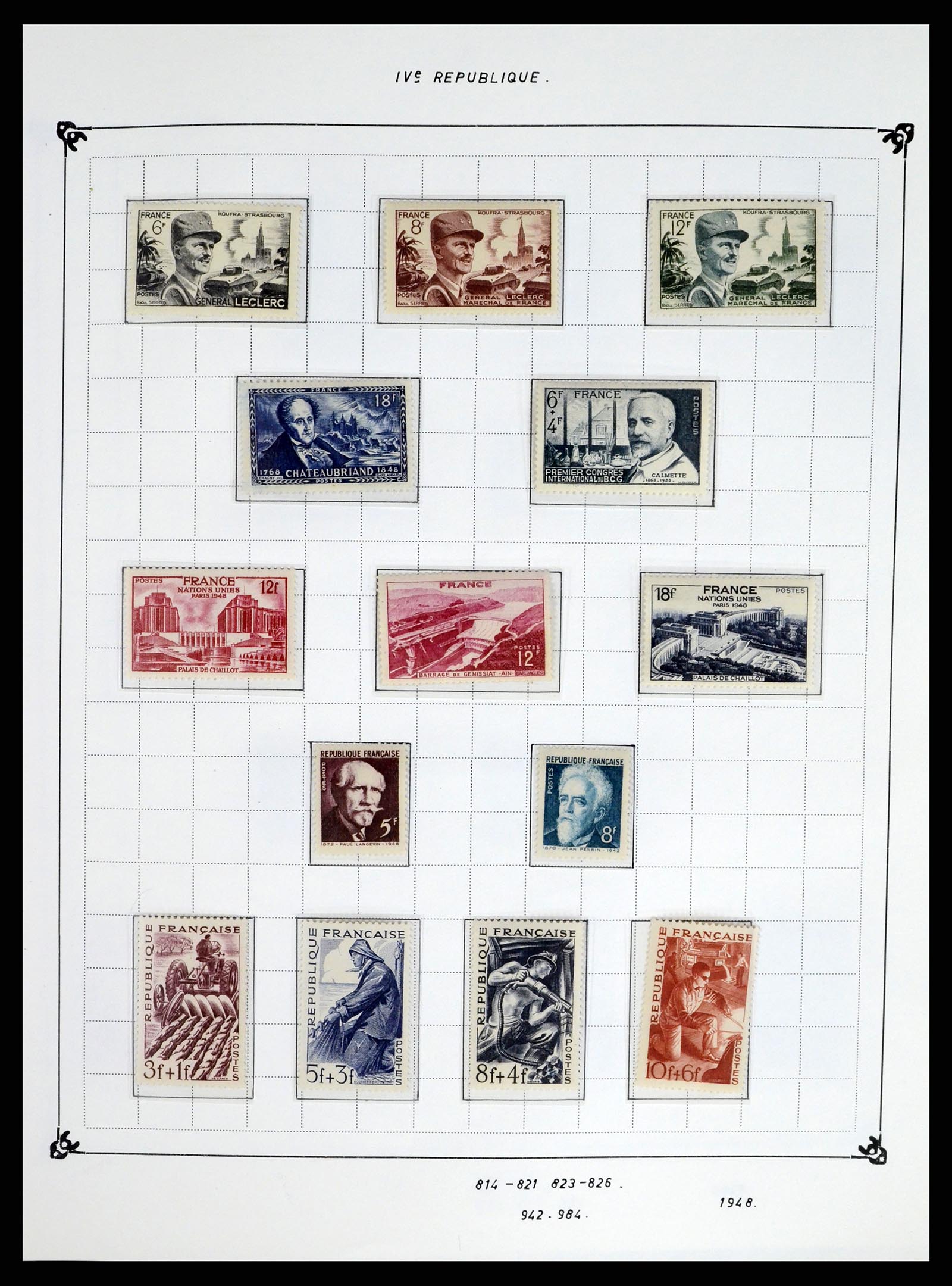 37287 056 - Postzegelverzameling 37287 Frankrijk 1849-1998.