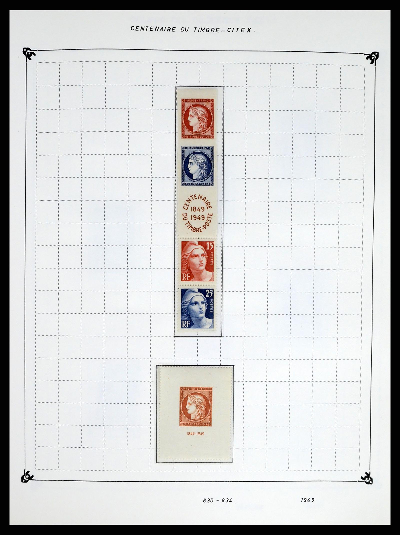 37287 058 - Postzegelverzameling 37287 Frankrijk 1849-1998.