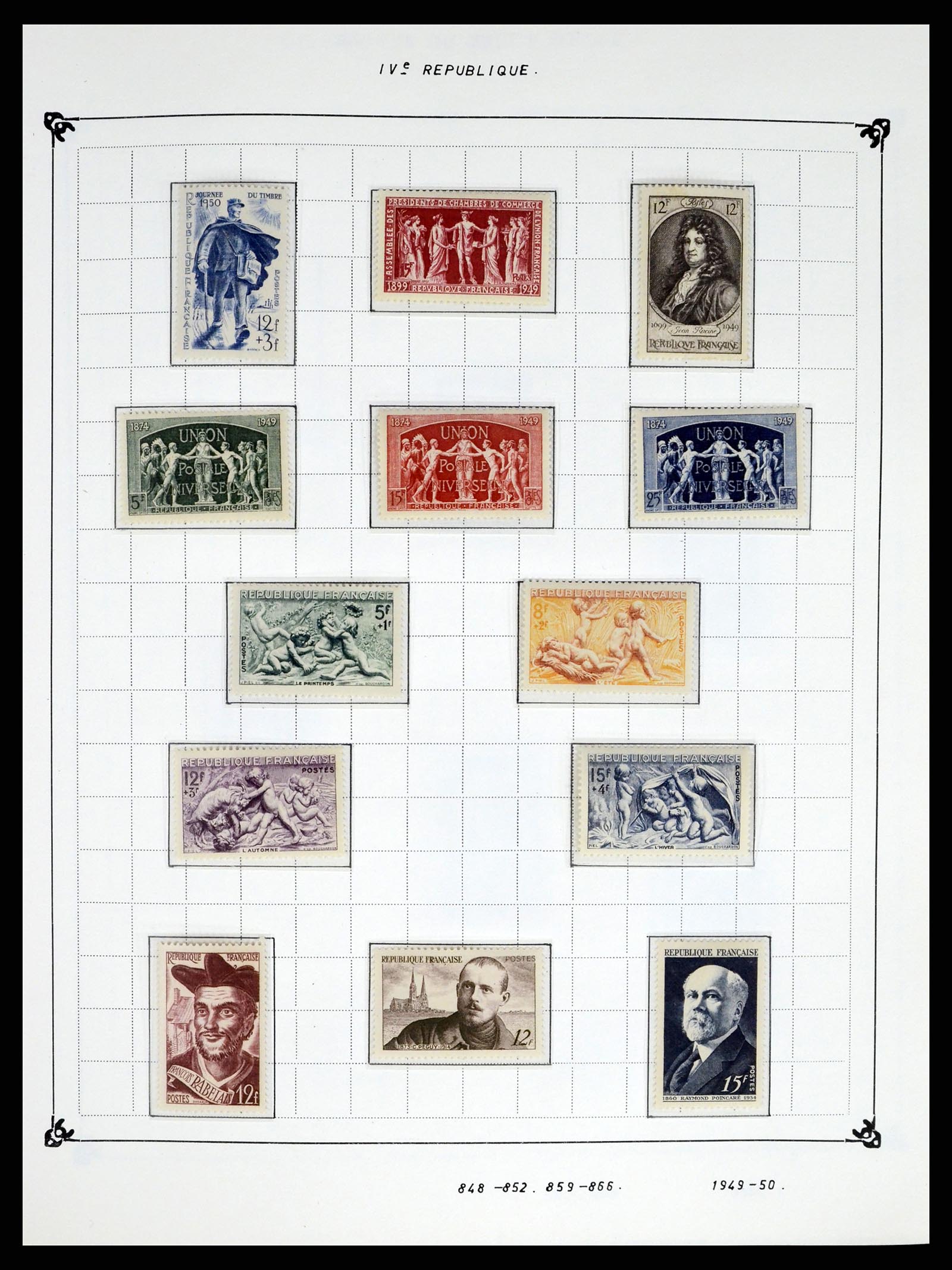 37287 060 - Postzegelverzameling 37287 Frankrijk 1849-1998.