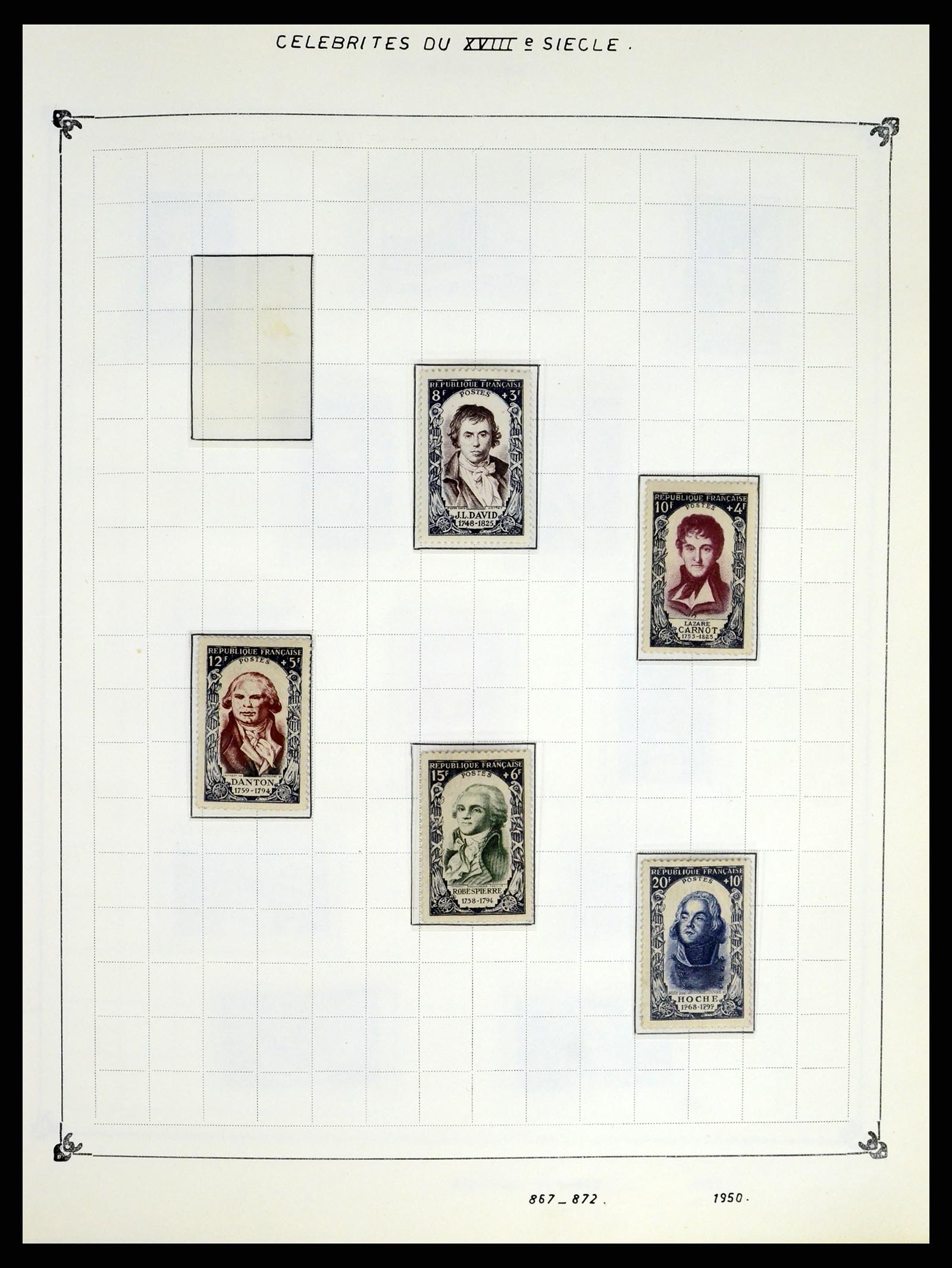 37287 061 - Postzegelverzameling 37287 Frankrijk 1849-1998.