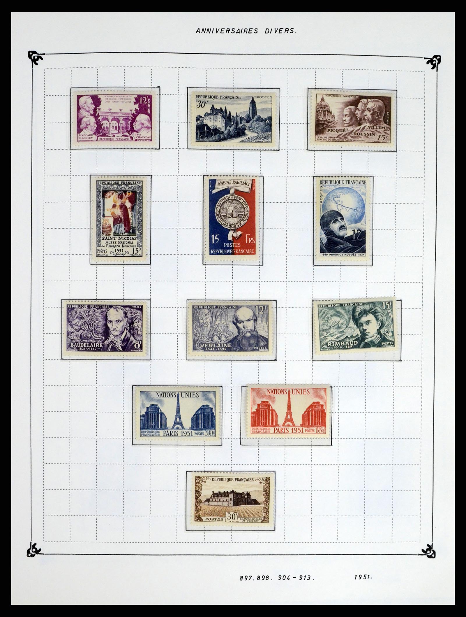 37287 063 - Postzegelverzameling 37287 Frankrijk 1849-1998.