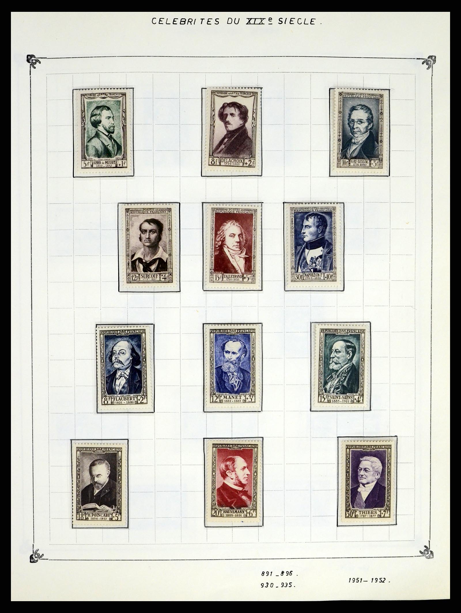 37287 064 - Postzegelverzameling 37287 Frankrijk 1849-1998.