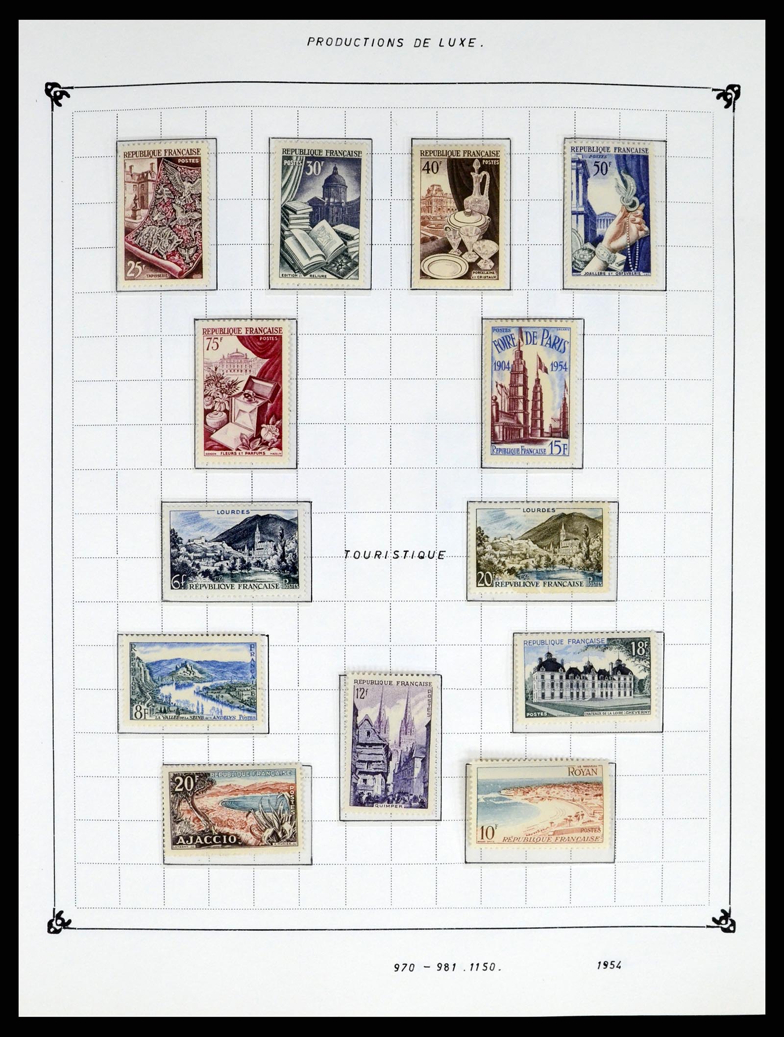 37287 071 - Postzegelverzameling 37287 Frankrijk 1849-1998.