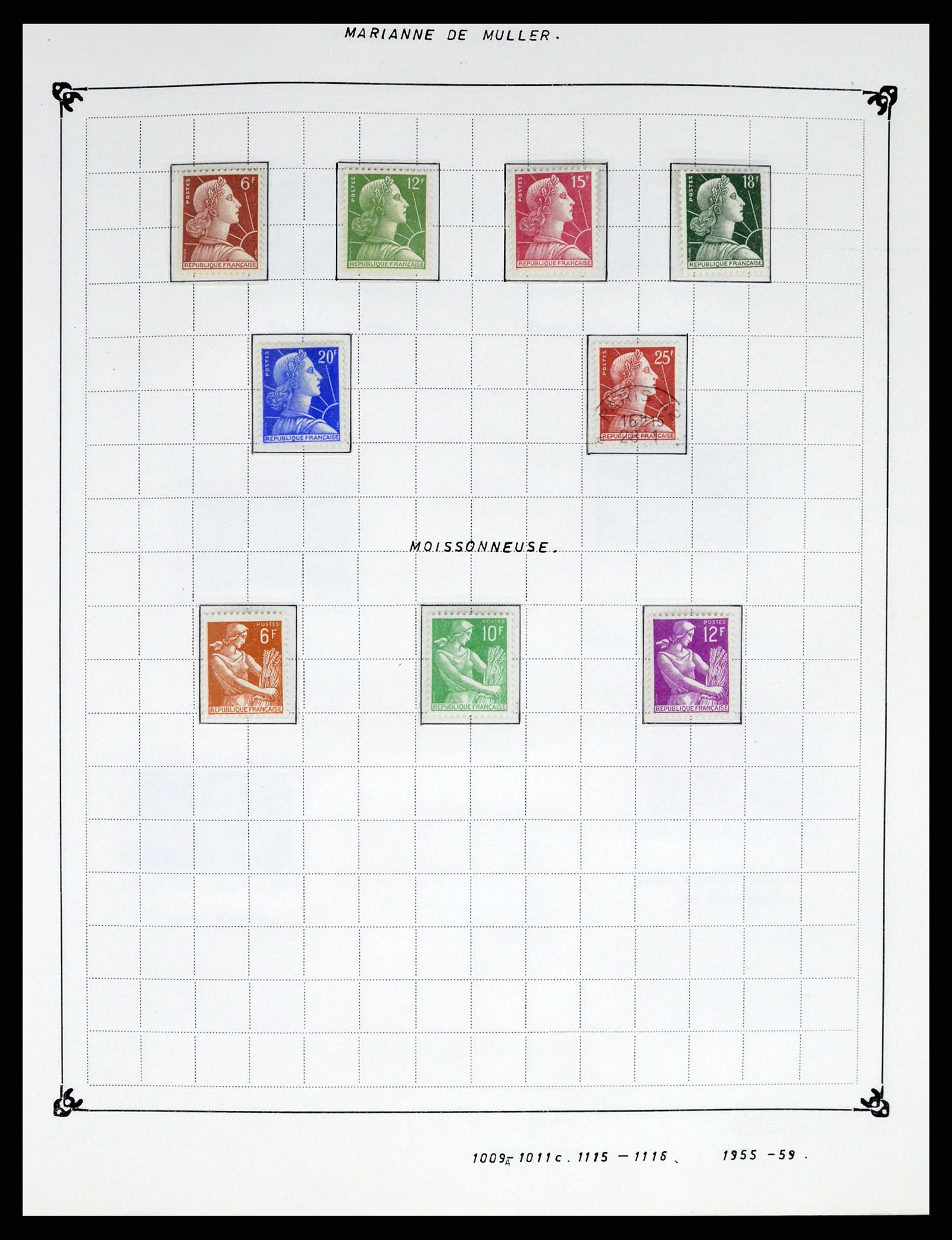 37287 074 - Postzegelverzameling 37287 Frankrijk 1849-1998.