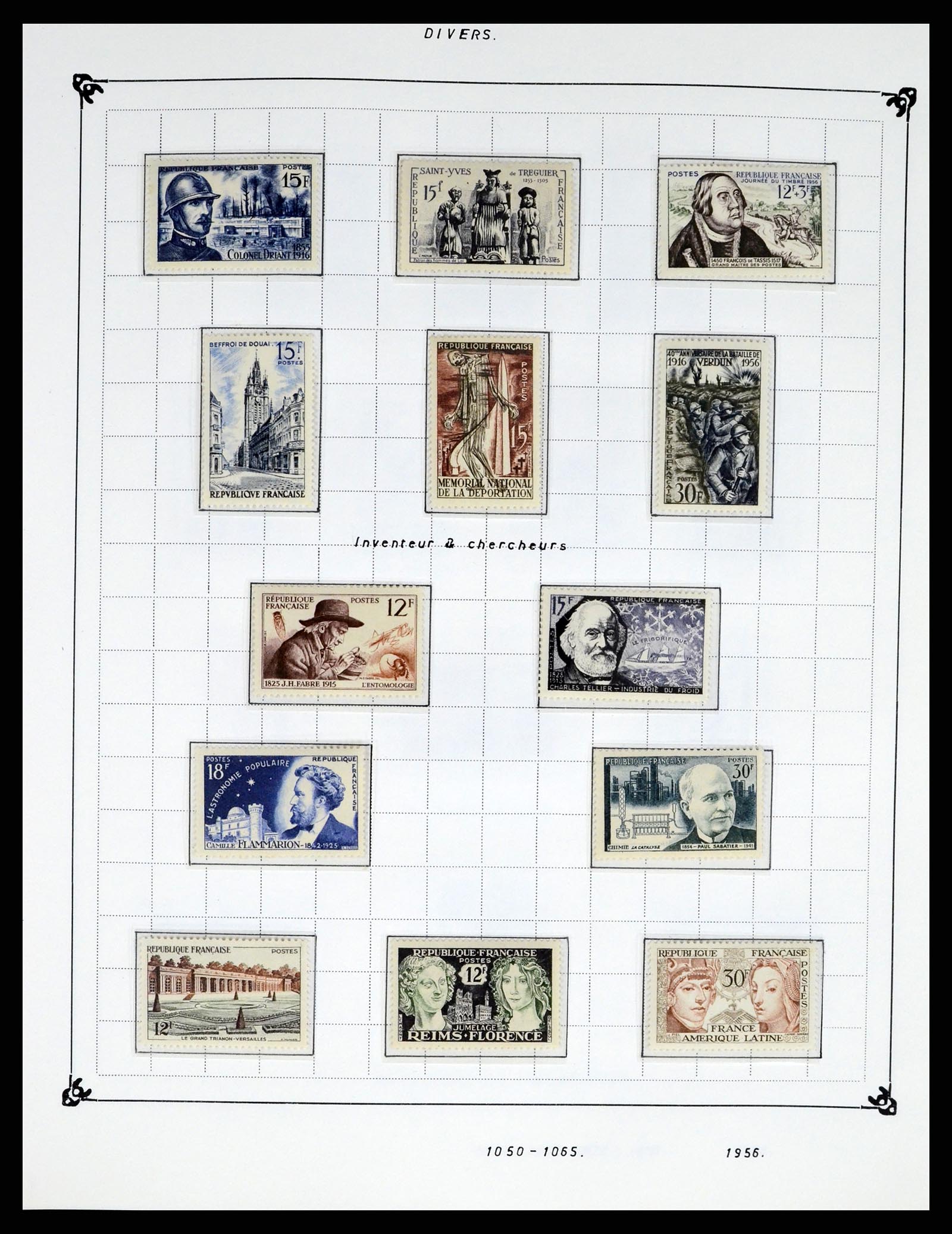 37287 080 - Postzegelverzameling 37287 Frankrijk 1849-1998.