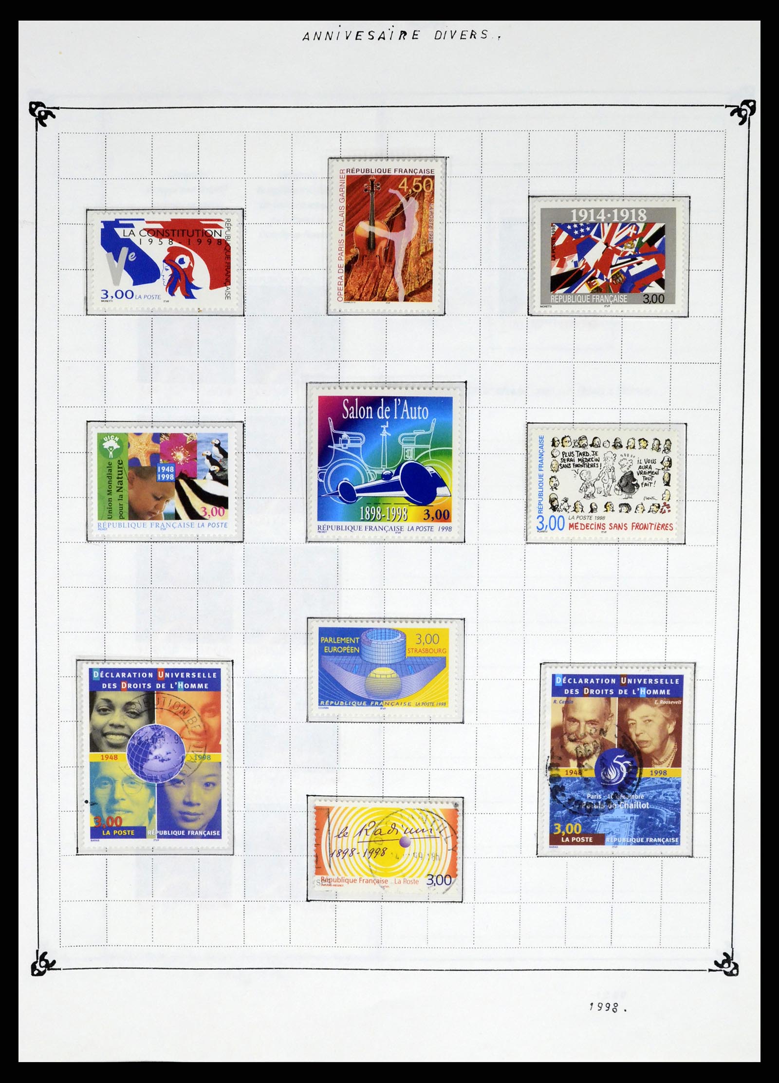 37287 367 - Stamp collection 37287 France 1849-1998.
