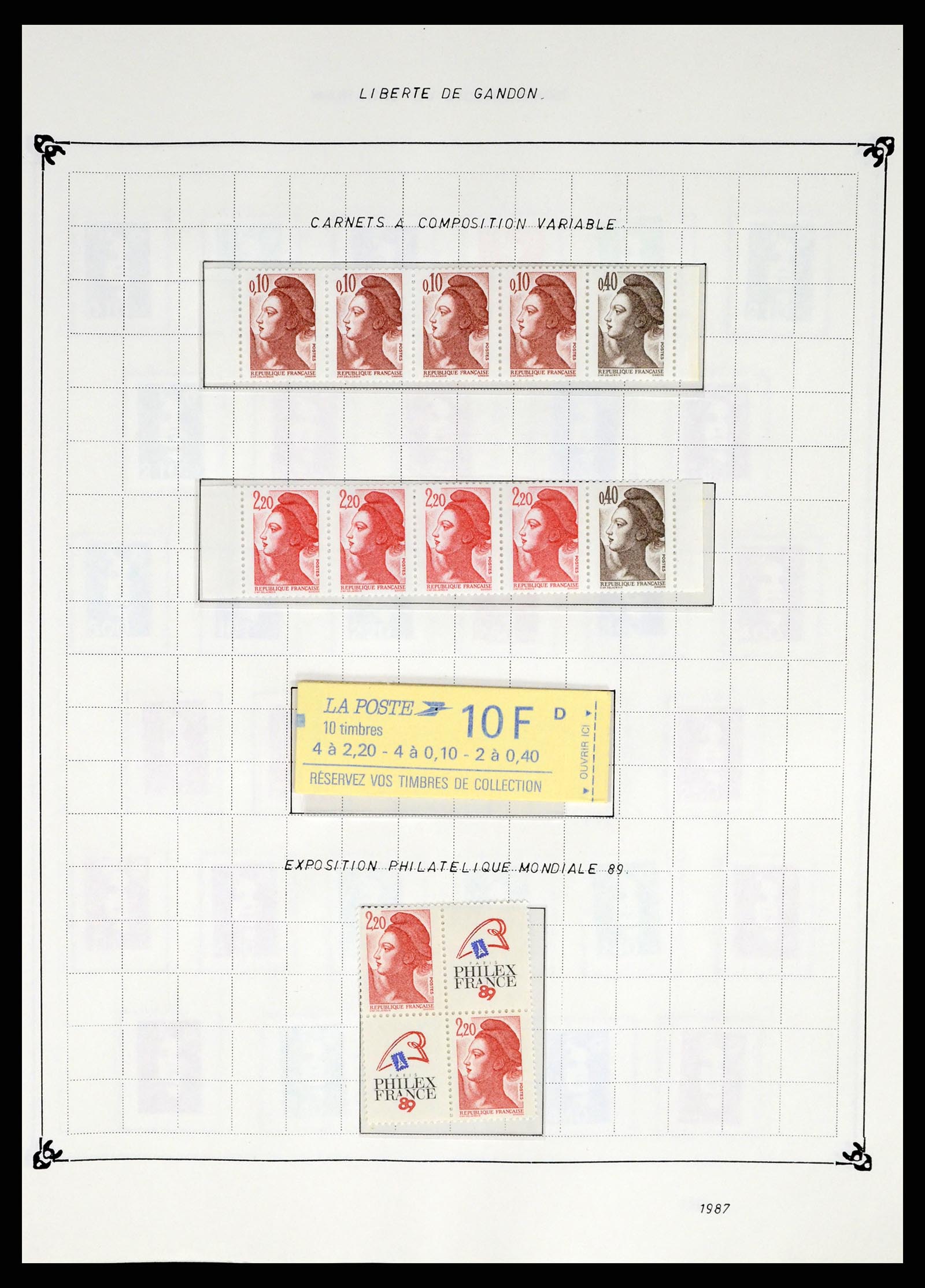 37287 373 - Stamp collection 37287 France 1849-1998.