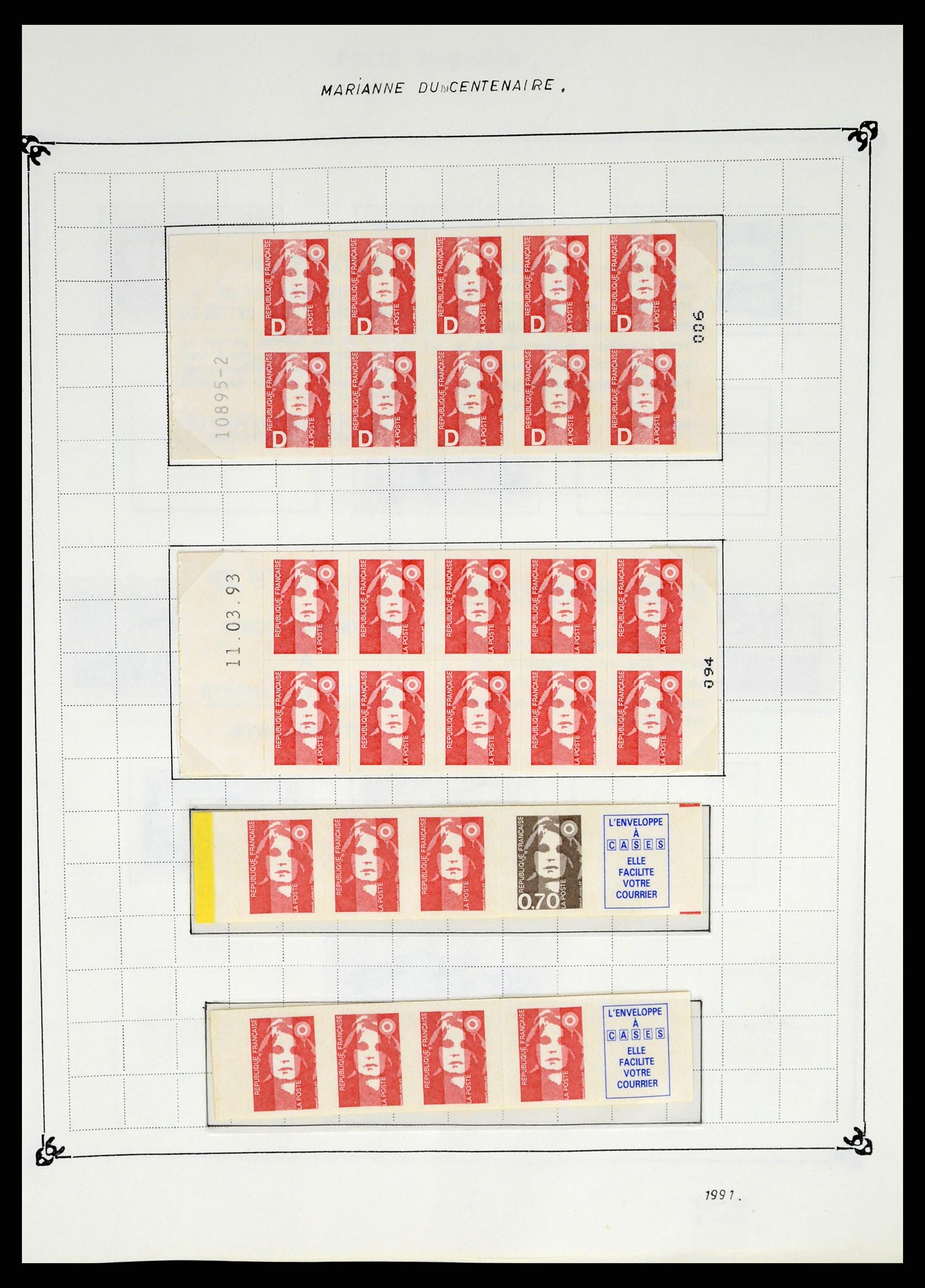 37287 377 - Stamp collection 37287 France 1849-1998.