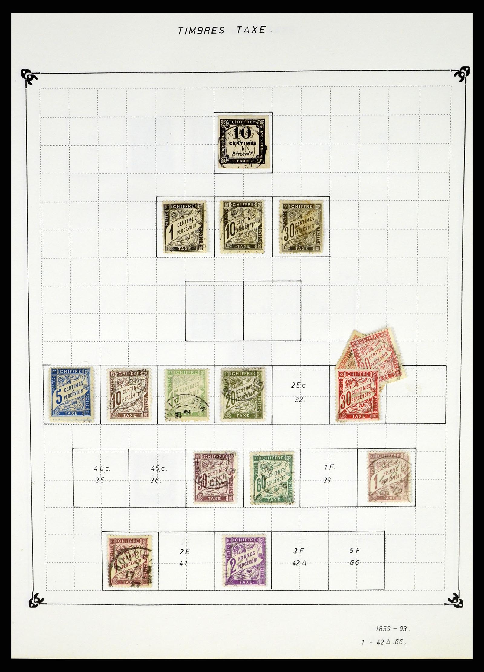 37287 384 - Stamp collection 37287 France 1849-1998.