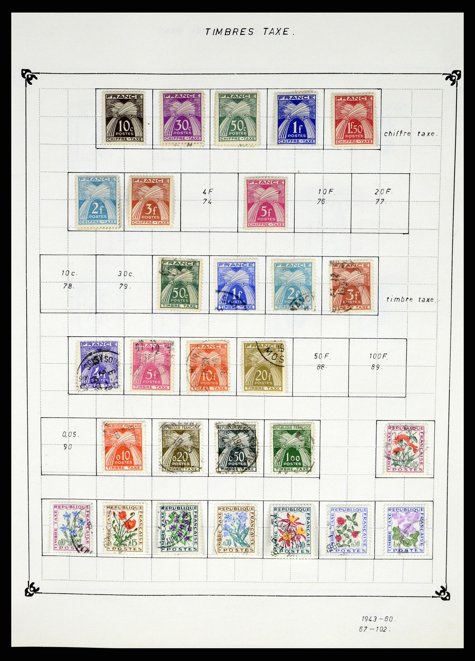 37287 386 - Stamp collection 37287 France 1849-1998.