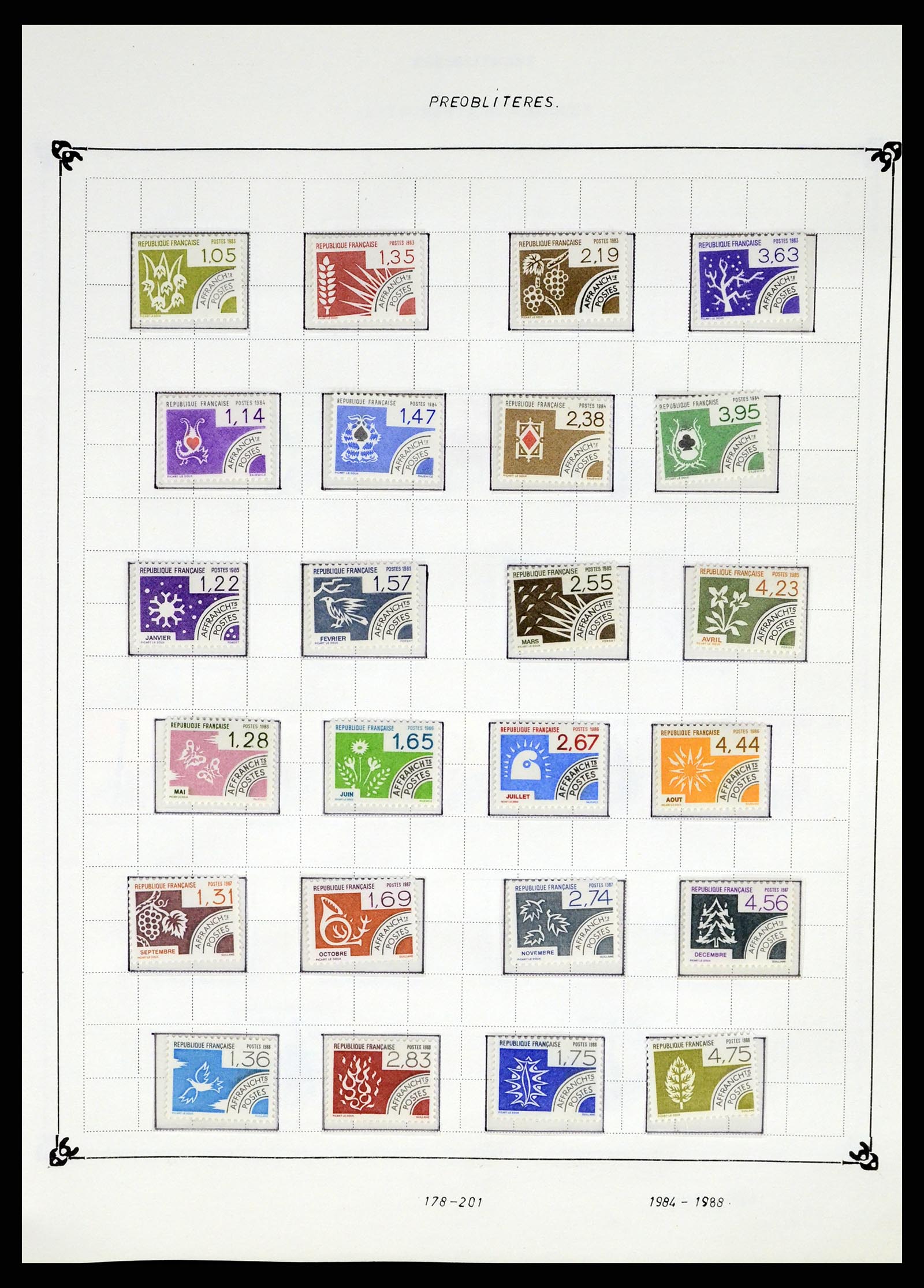 37287 392 - Stamp collection 37287 France 1849-1998.