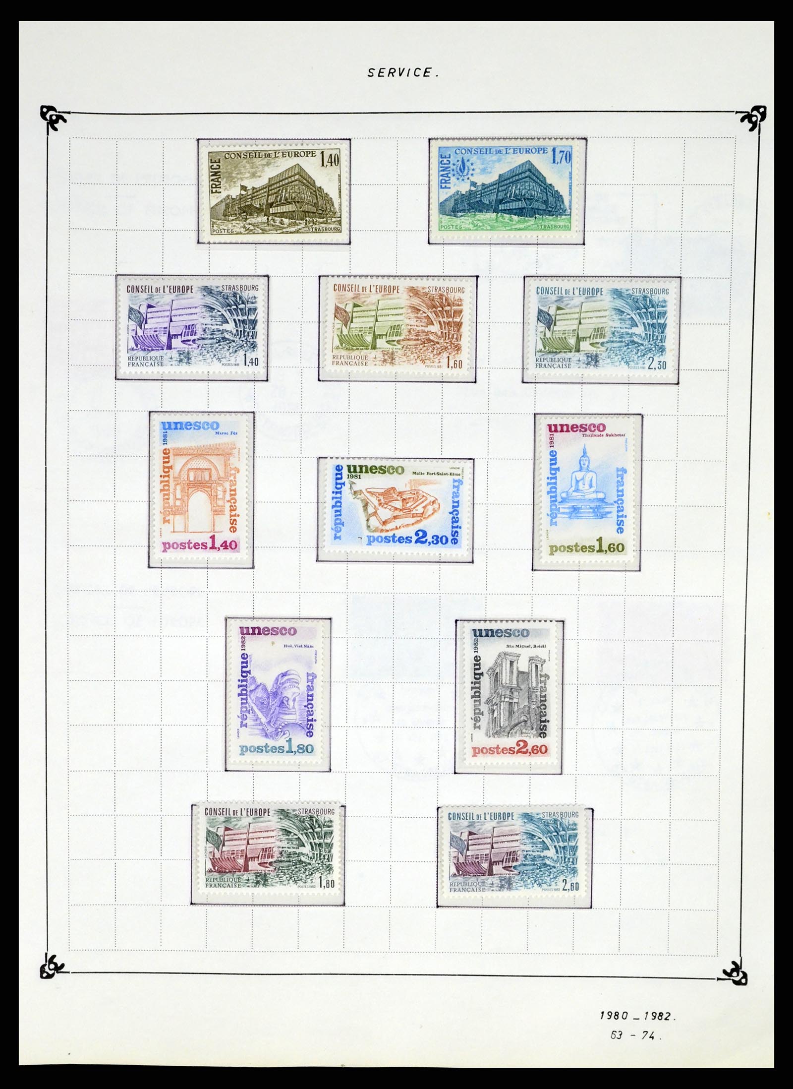37287 399 - Stamp collection 37287 France 1849-1998.