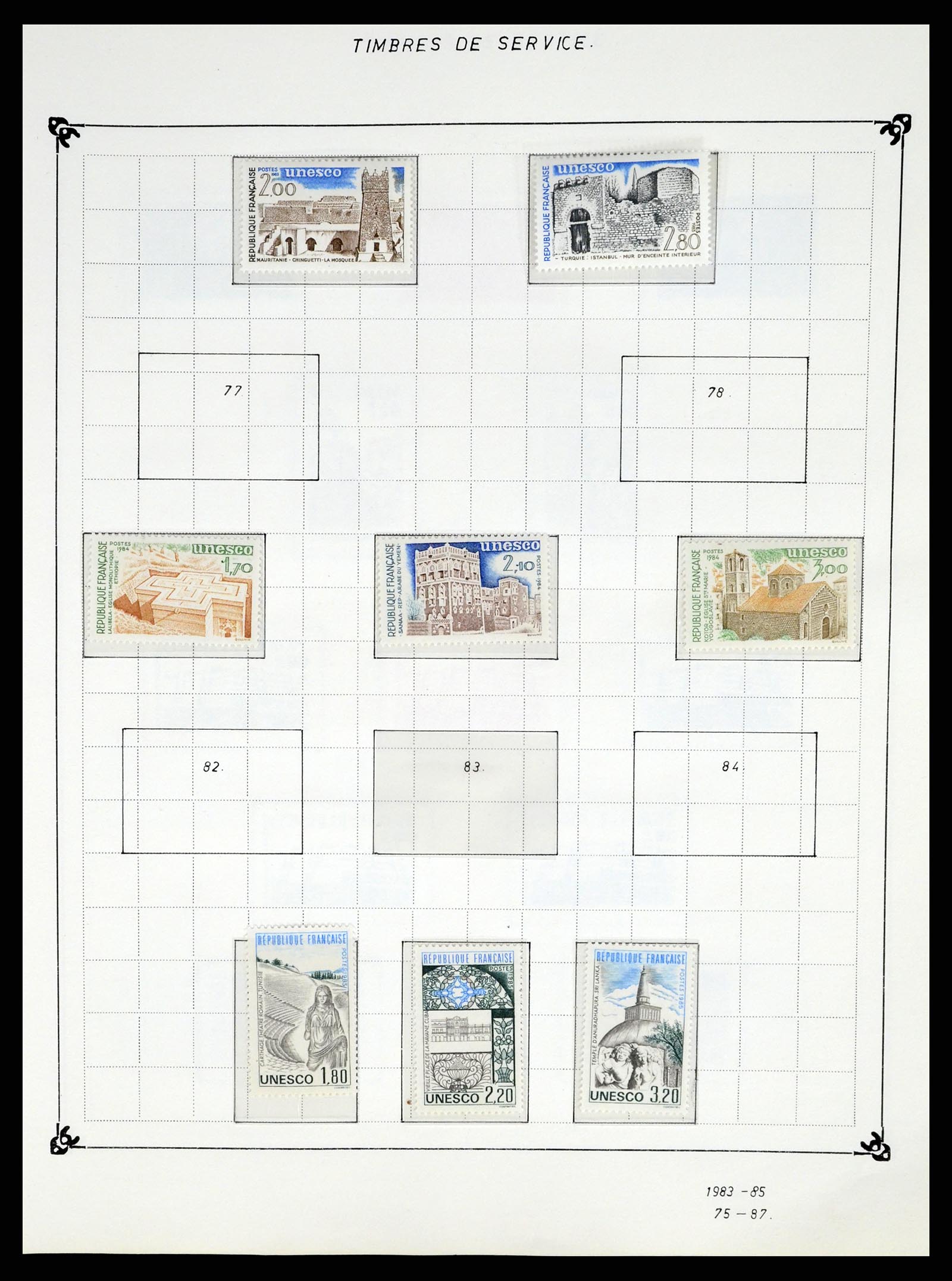 37287 401 - Postzegelverzameling 37287 Frankrijk 1849-1998.