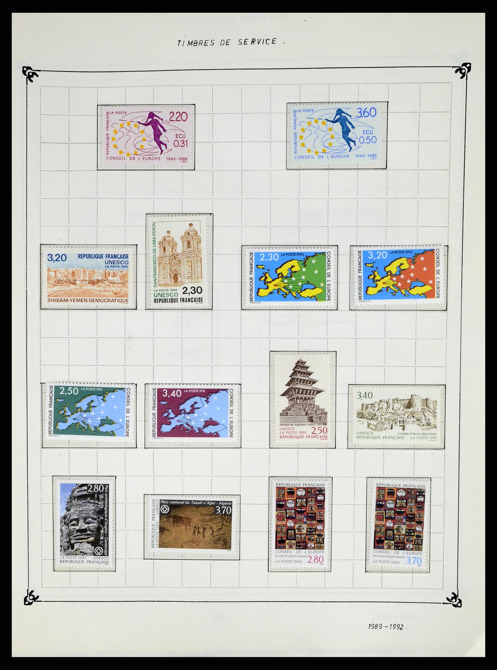 37287 403 - Postzegelverzameling 37287 Frankrijk 1849-1998.