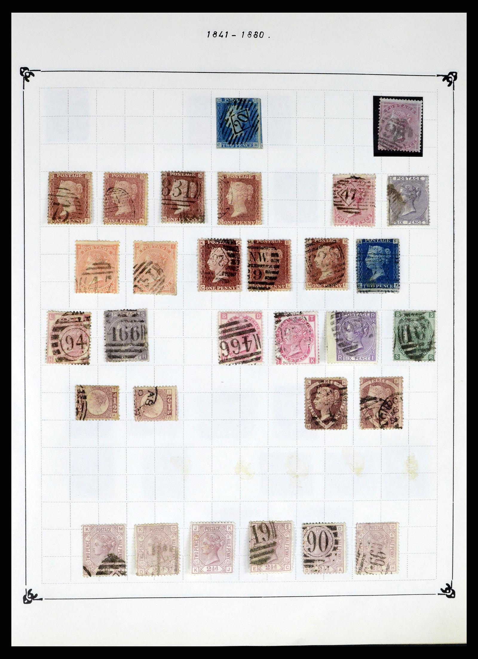 37288 001 - Postzegelverzameling 37288 Engeland 1841-1995.