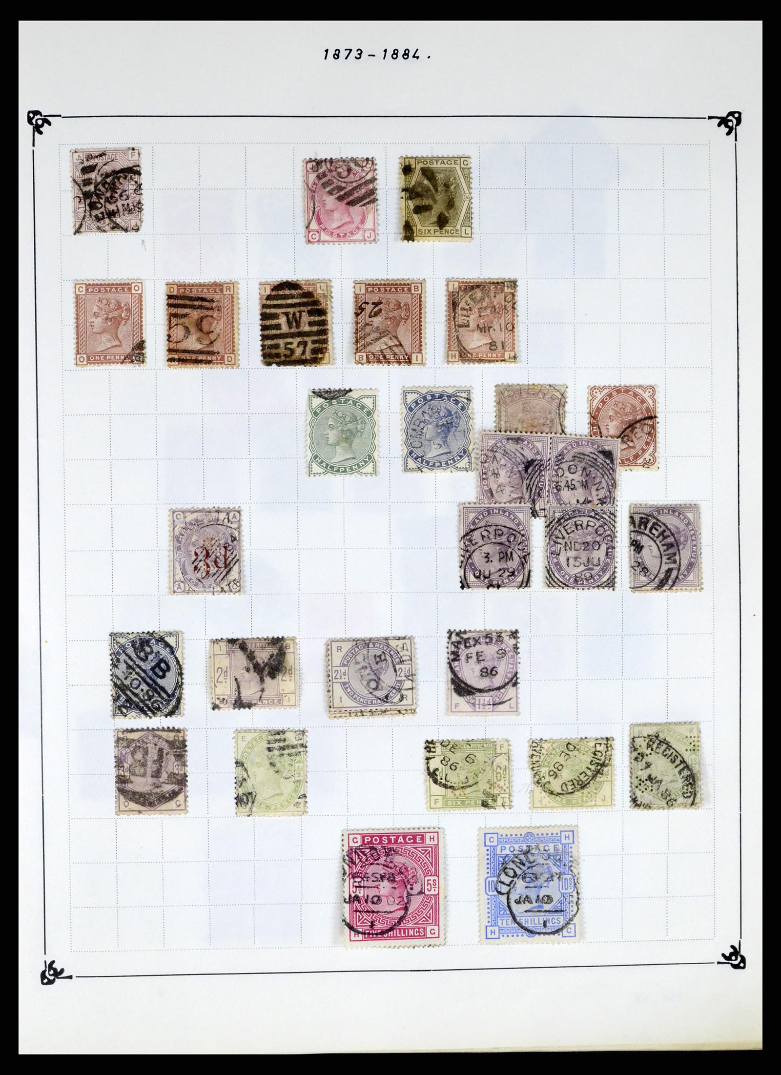 37288 002 - Postzegelverzameling 37288 Engeland 1841-1995.