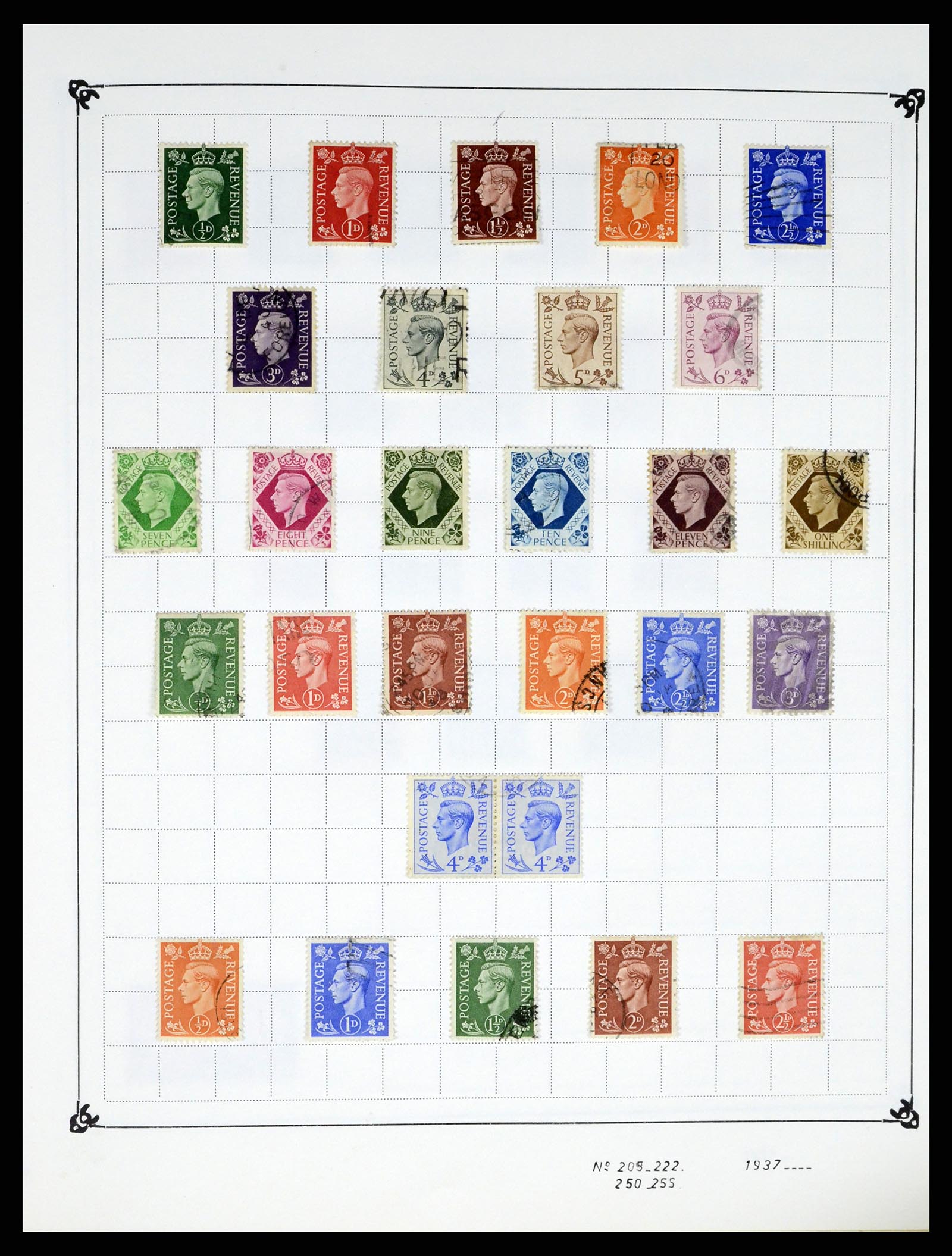 37288 007 - Postzegelverzameling 37288 Engeland 1841-1995.
