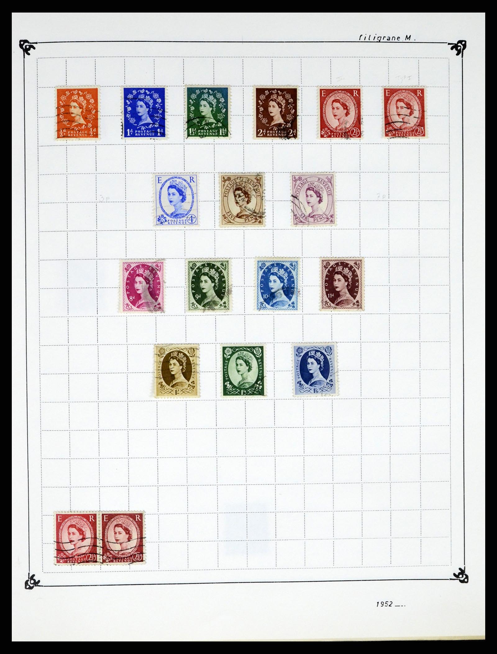 37288 008 - Postzegelverzameling 37288 Engeland 1841-1995.