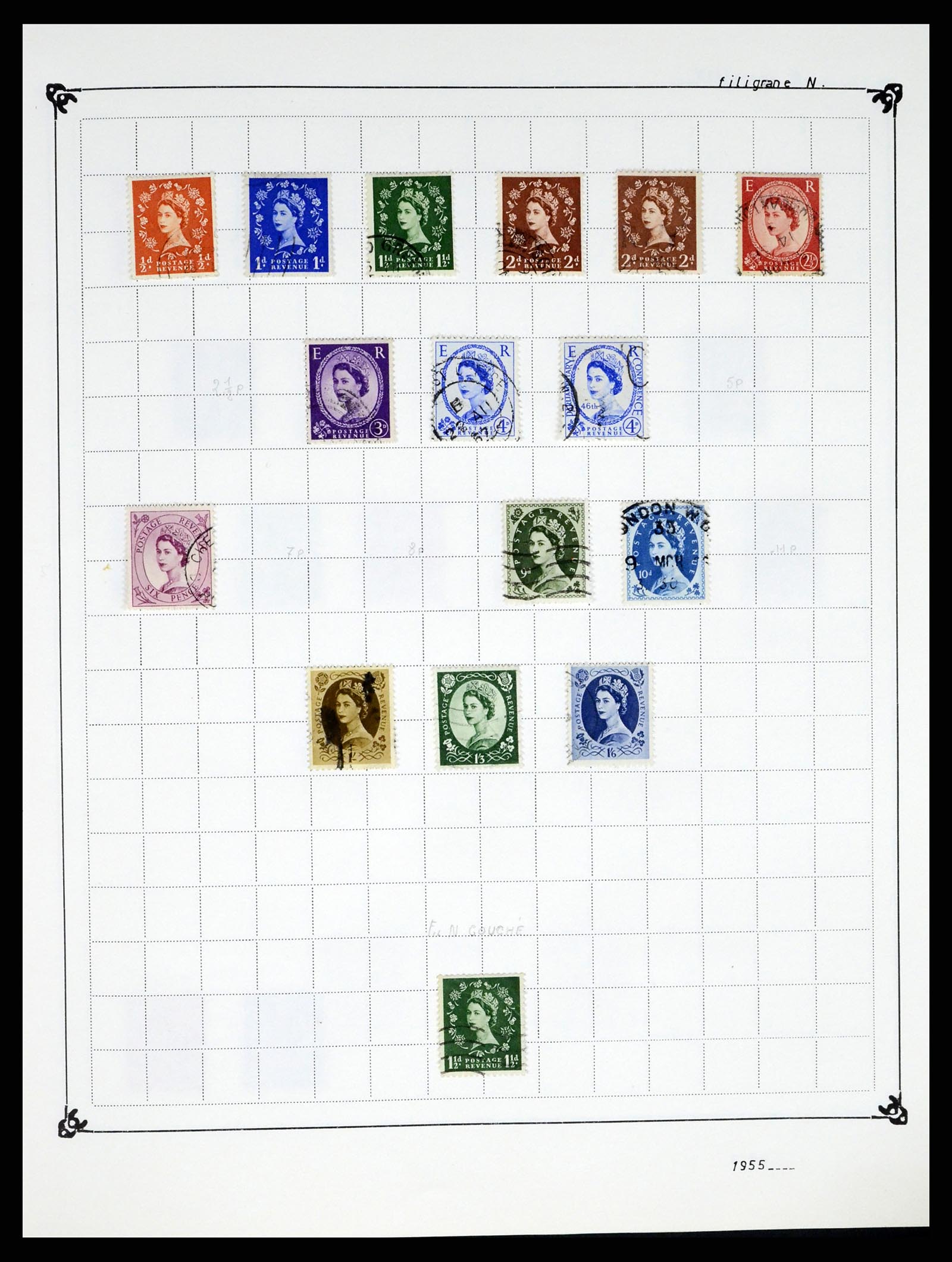 37288 009 - Postzegelverzameling 37288 Engeland 1841-1995.