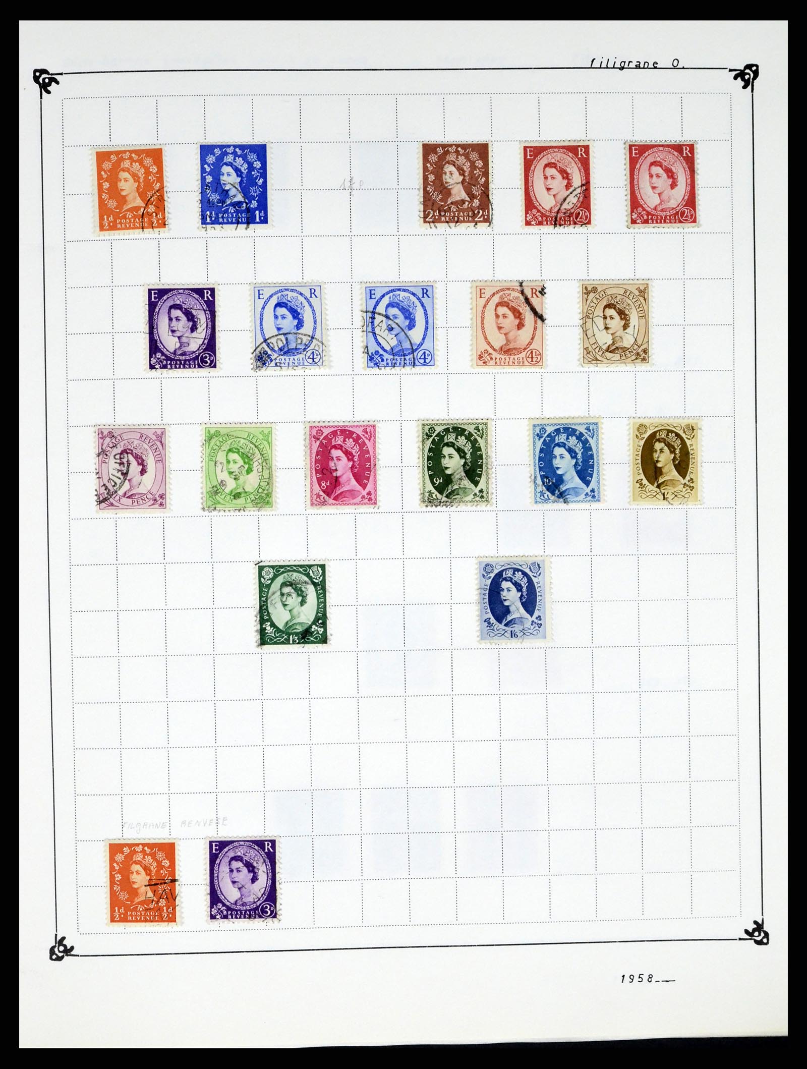 37288 010 - Postzegelverzameling 37288 Engeland 1841-1995.