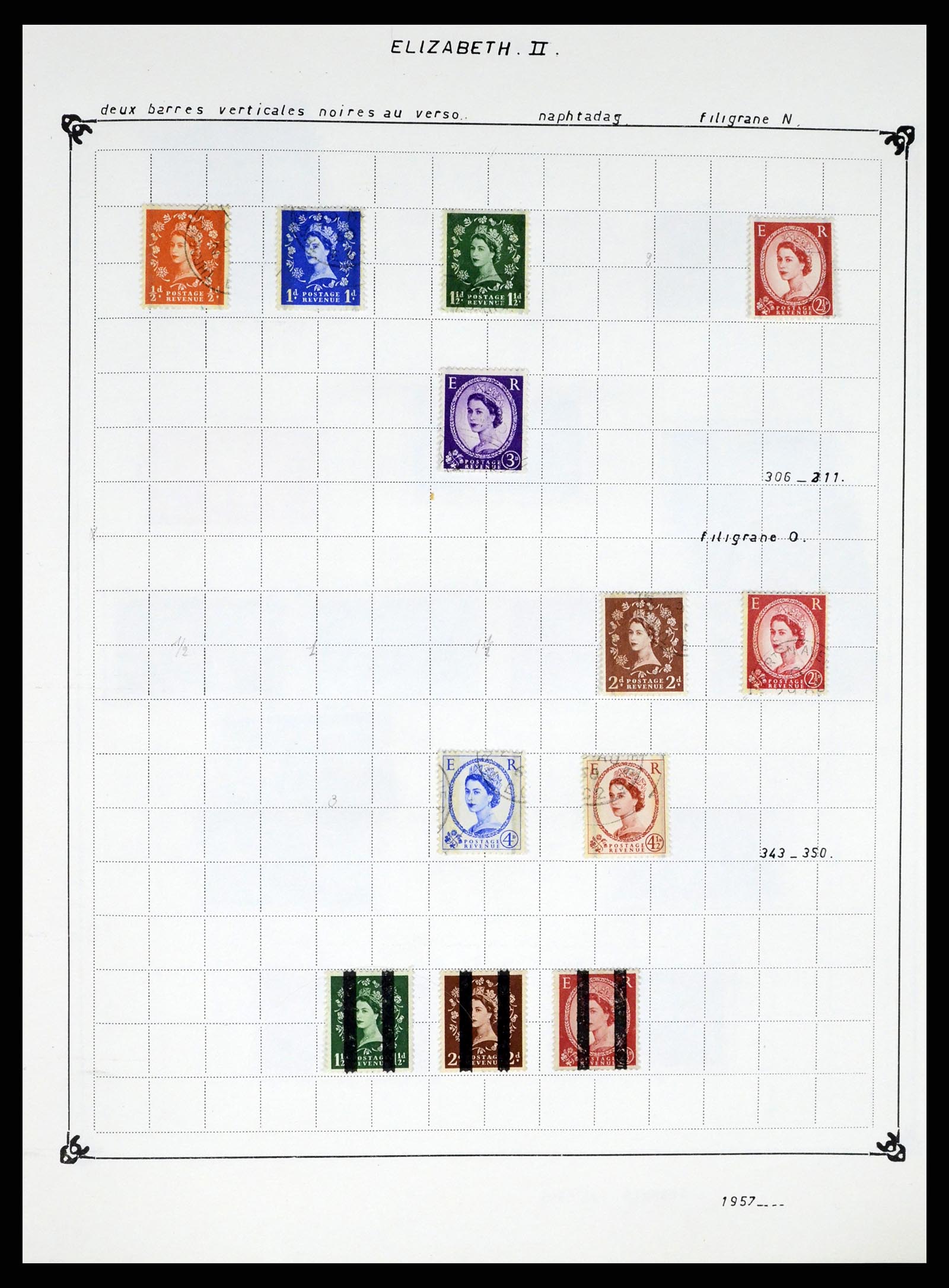 37288 011 - Postzegelverzameling 37288 Engeland 1841-1995.