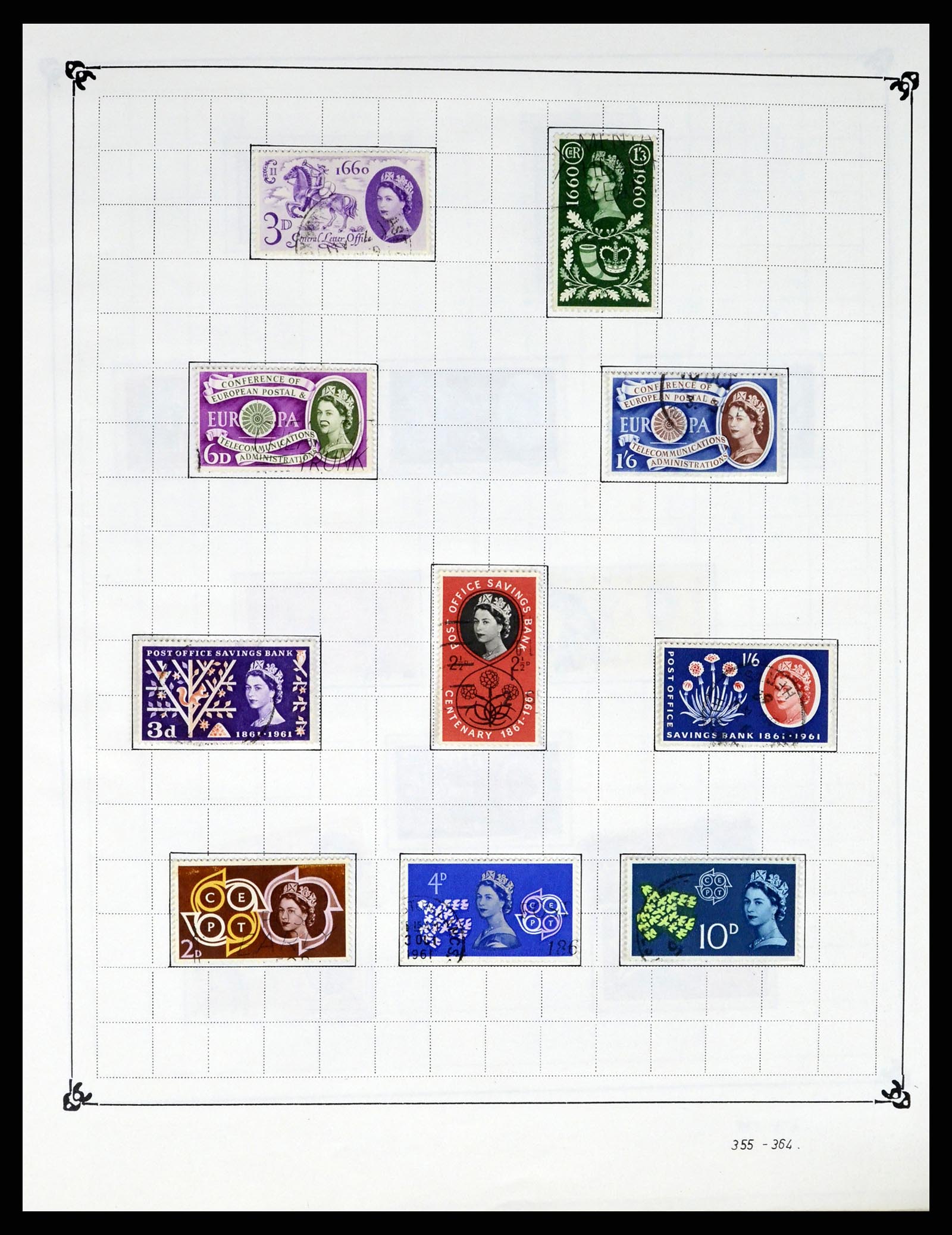 37288 016 - Postzegelverzameling 37288 Engeland 1841-1995.