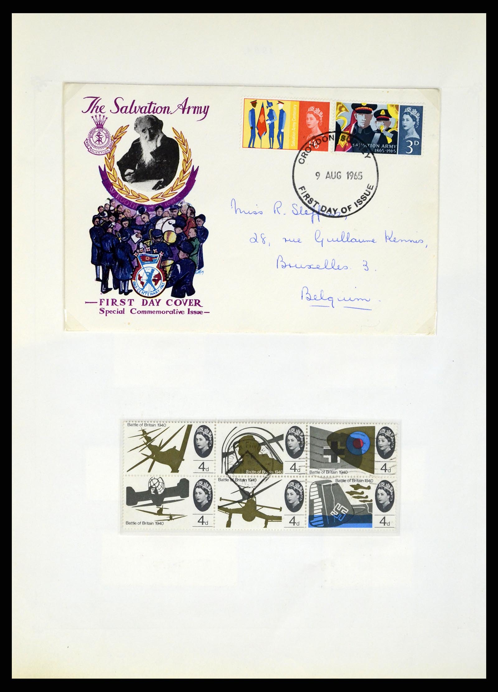 37288 021 - Postzegelverzameling 37288 Engeland 1841-1995.