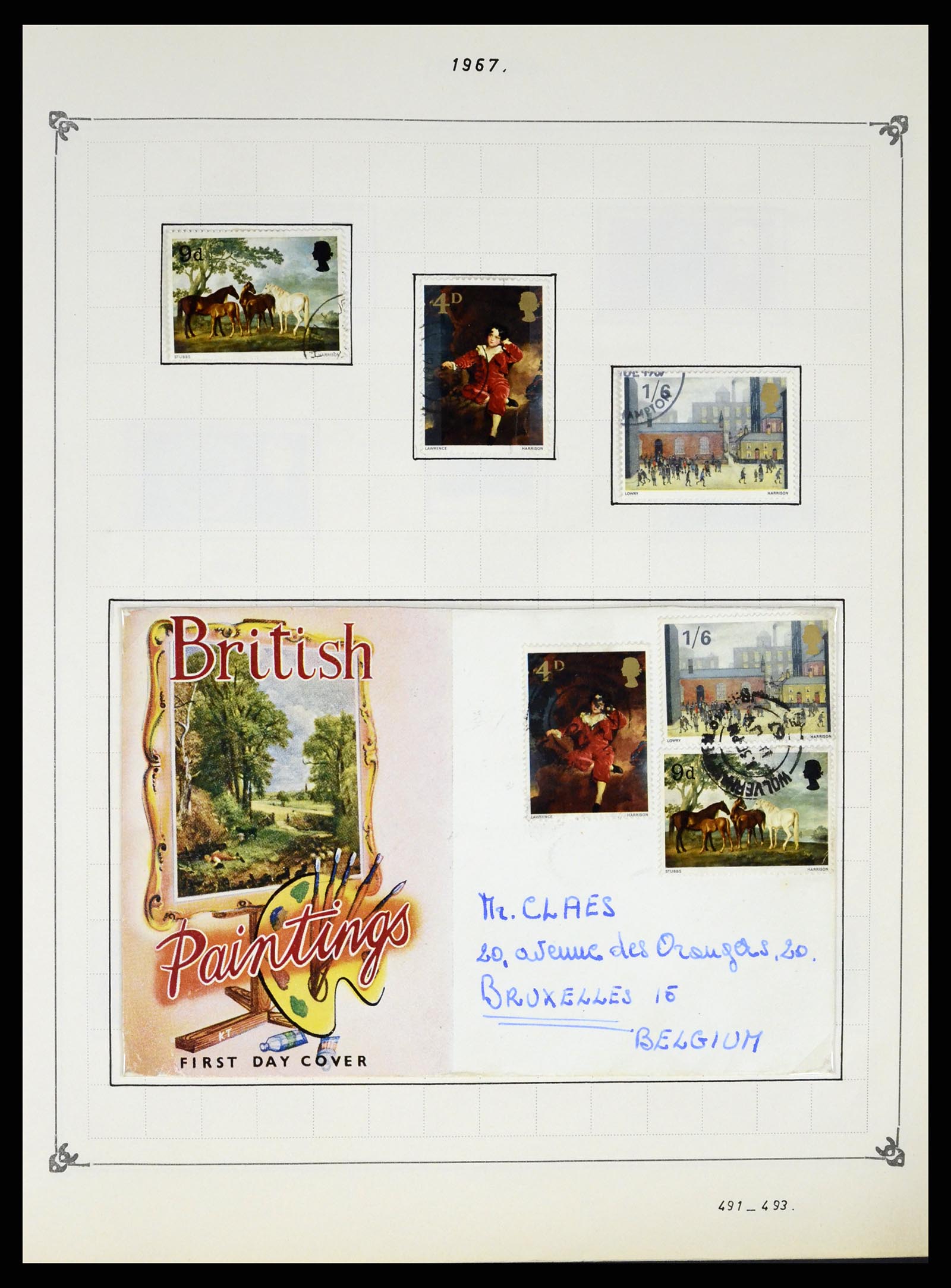 37288 027 - Postzegelverzameling 37288 Engeland 1841-1995.