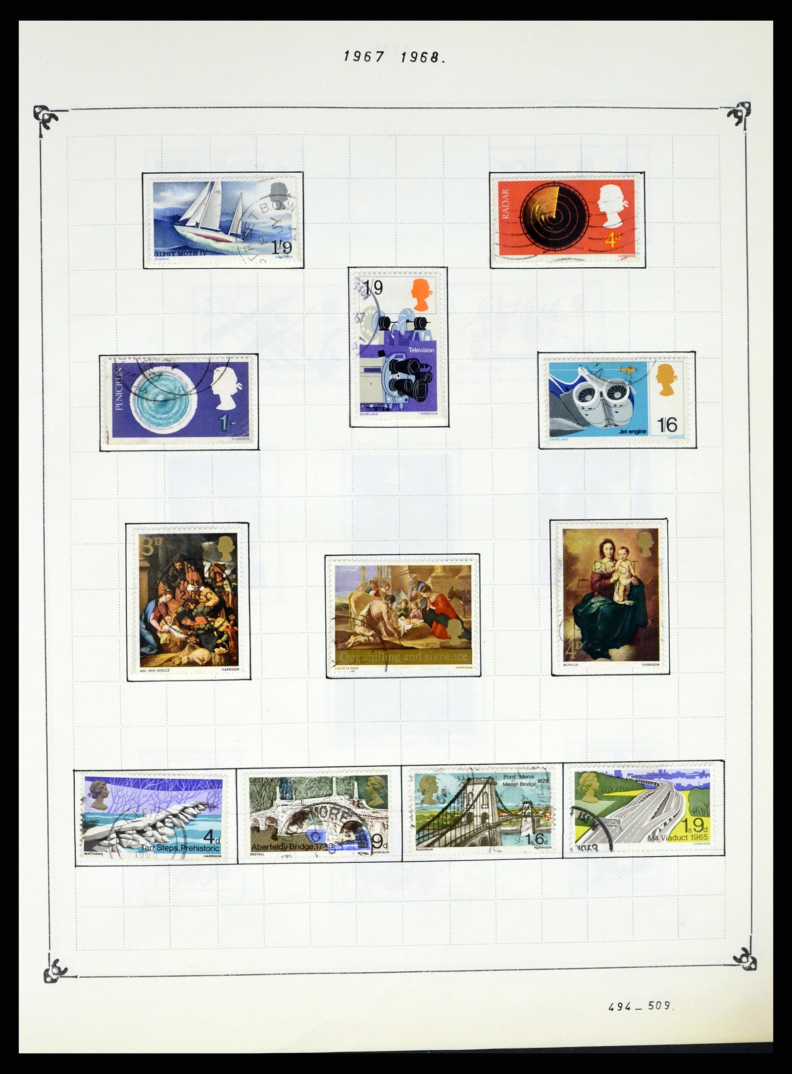 37288 028 - Postzegelverzameling 37288 Engeland 1841-1995.