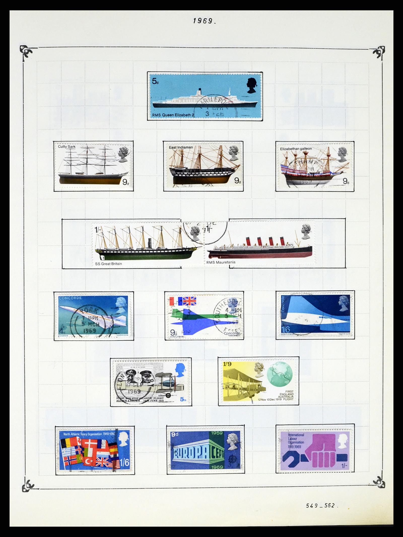 37288 031 - Postzegelverzameling 37288 Engeland 1841-1995.
